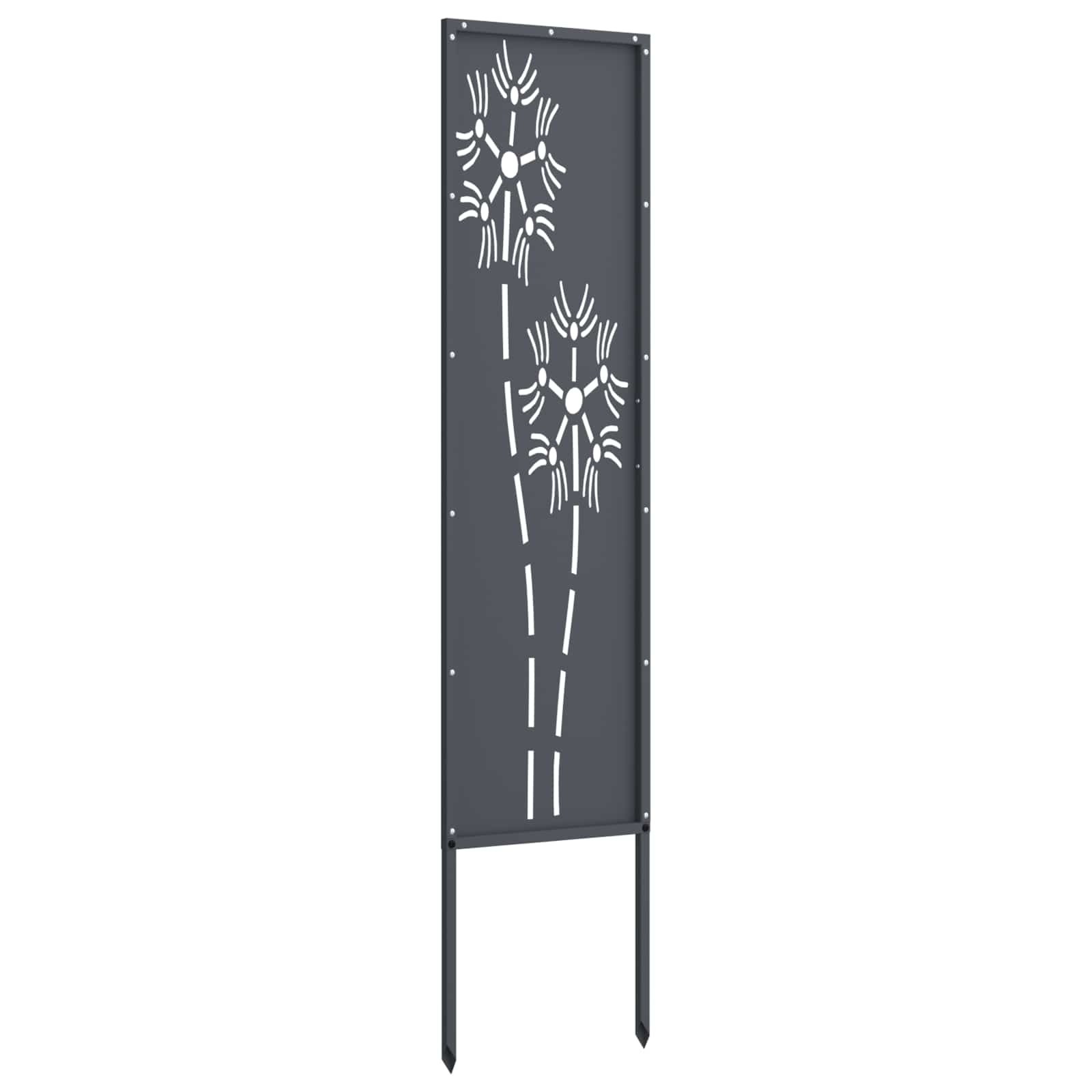 Sodo privatumo ekranas „Fretwork“ Antracitas 32 x 140 cm