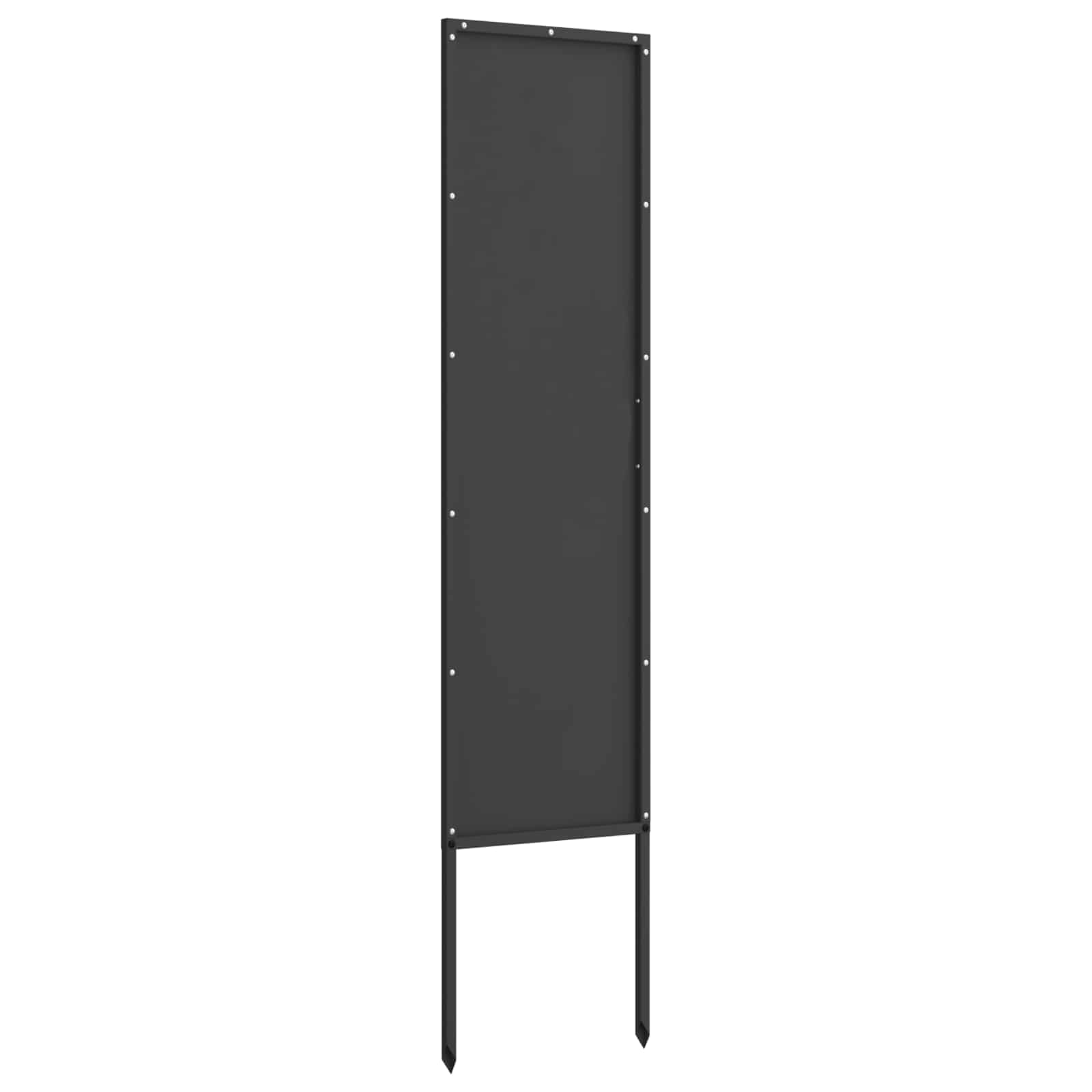 Sodo privatumo ekranas „Fretwork“ Juoda 32 x 140 cm