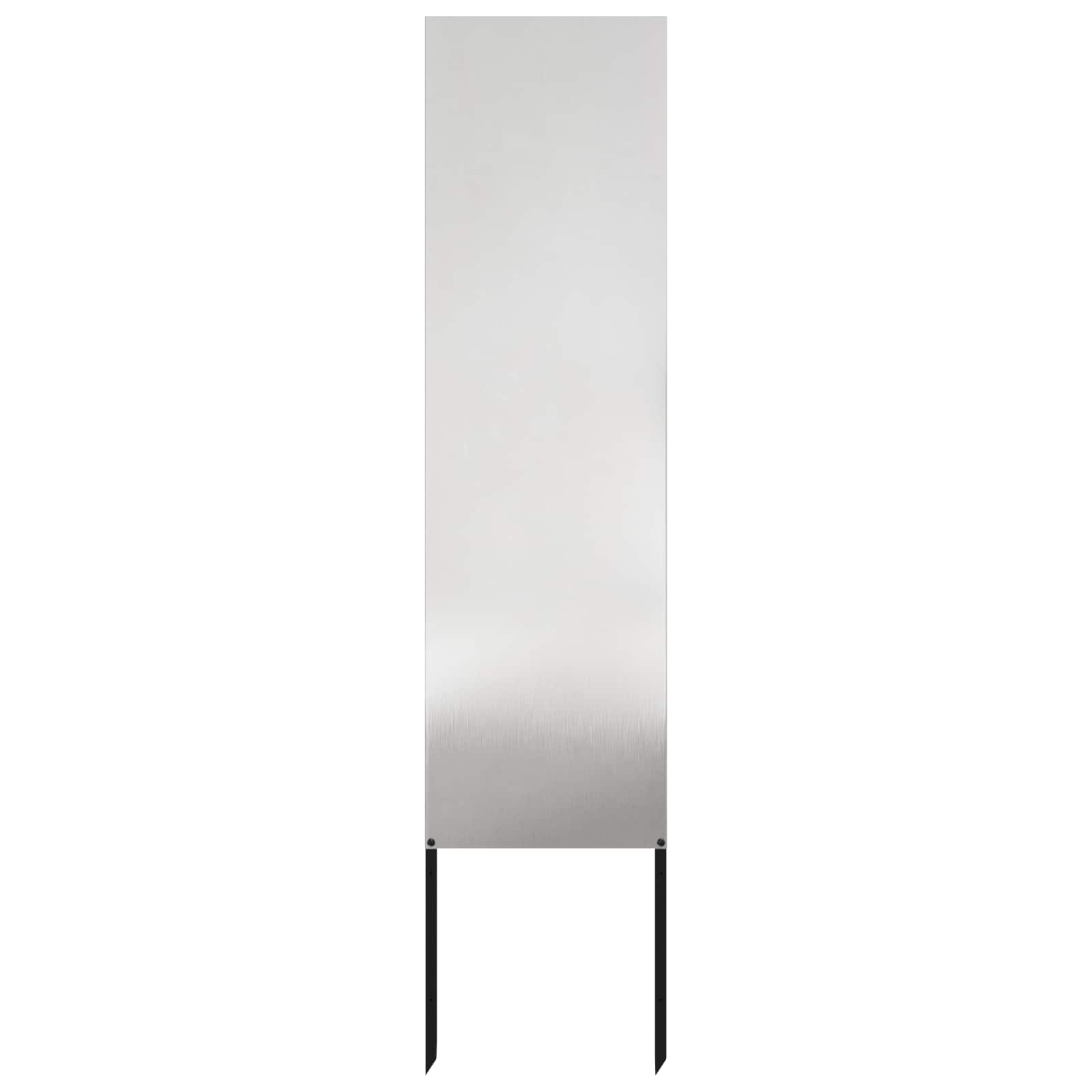 Sodo privatumo ekranas Sidabro 32 x 140 cm Nerūdijantis plienas