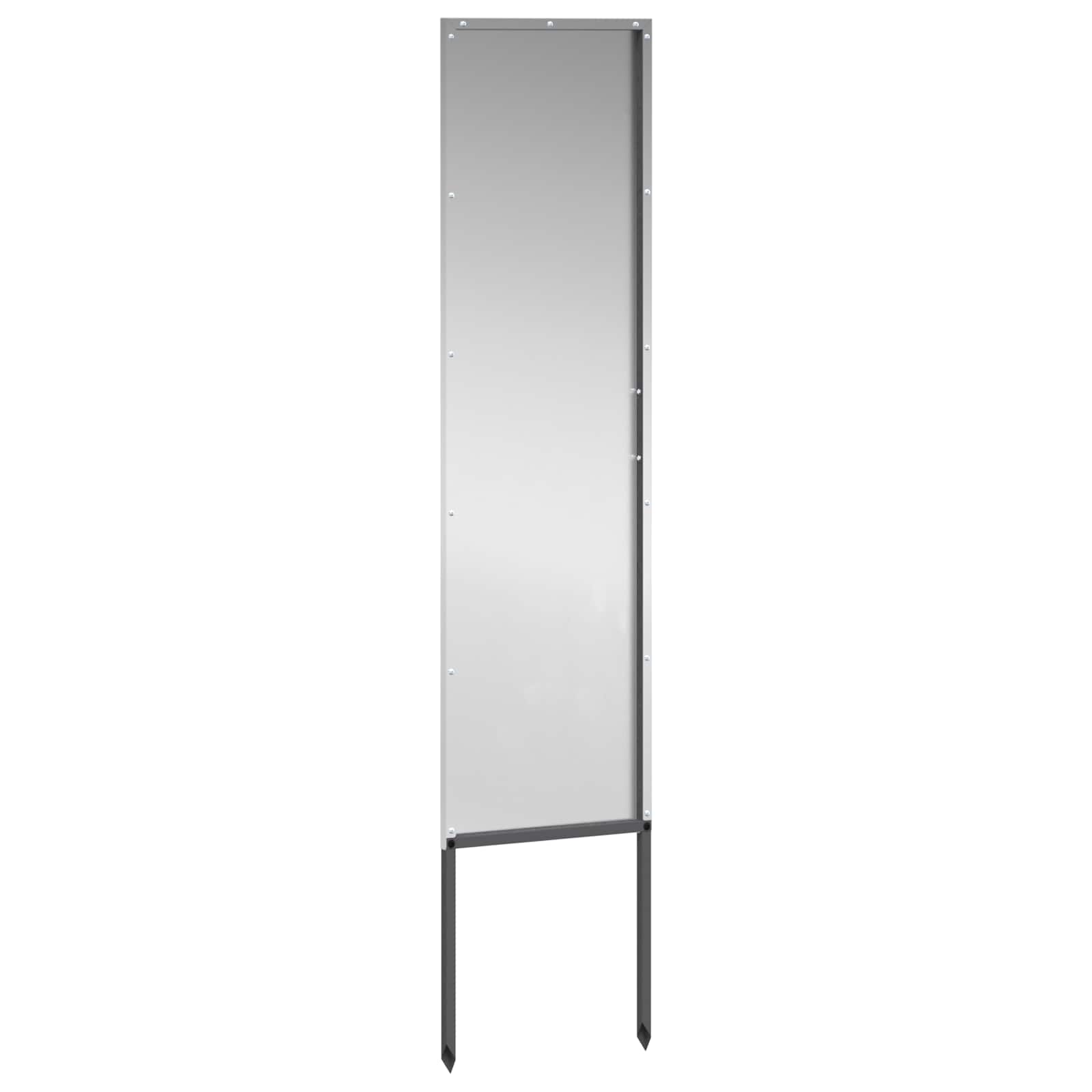 Sodo privatumo ekranas „Fretwork“ Sidabro 32 x 140 cm