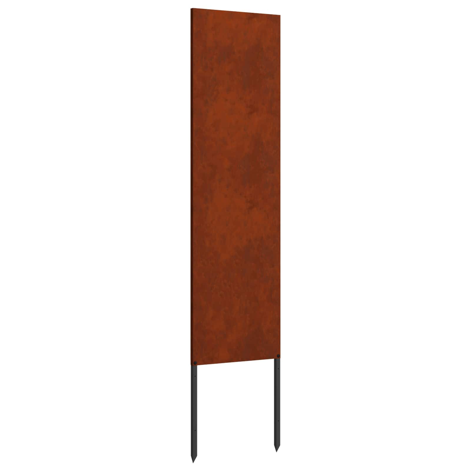 Garden Privacy Screen "Fretwork" Rusted 32 x 140 cm