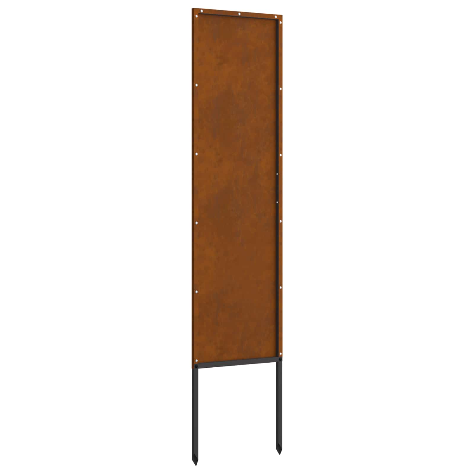 Sodo privatumo ekranas „Fretwork“ Rūdijanti 32 x 140 cm