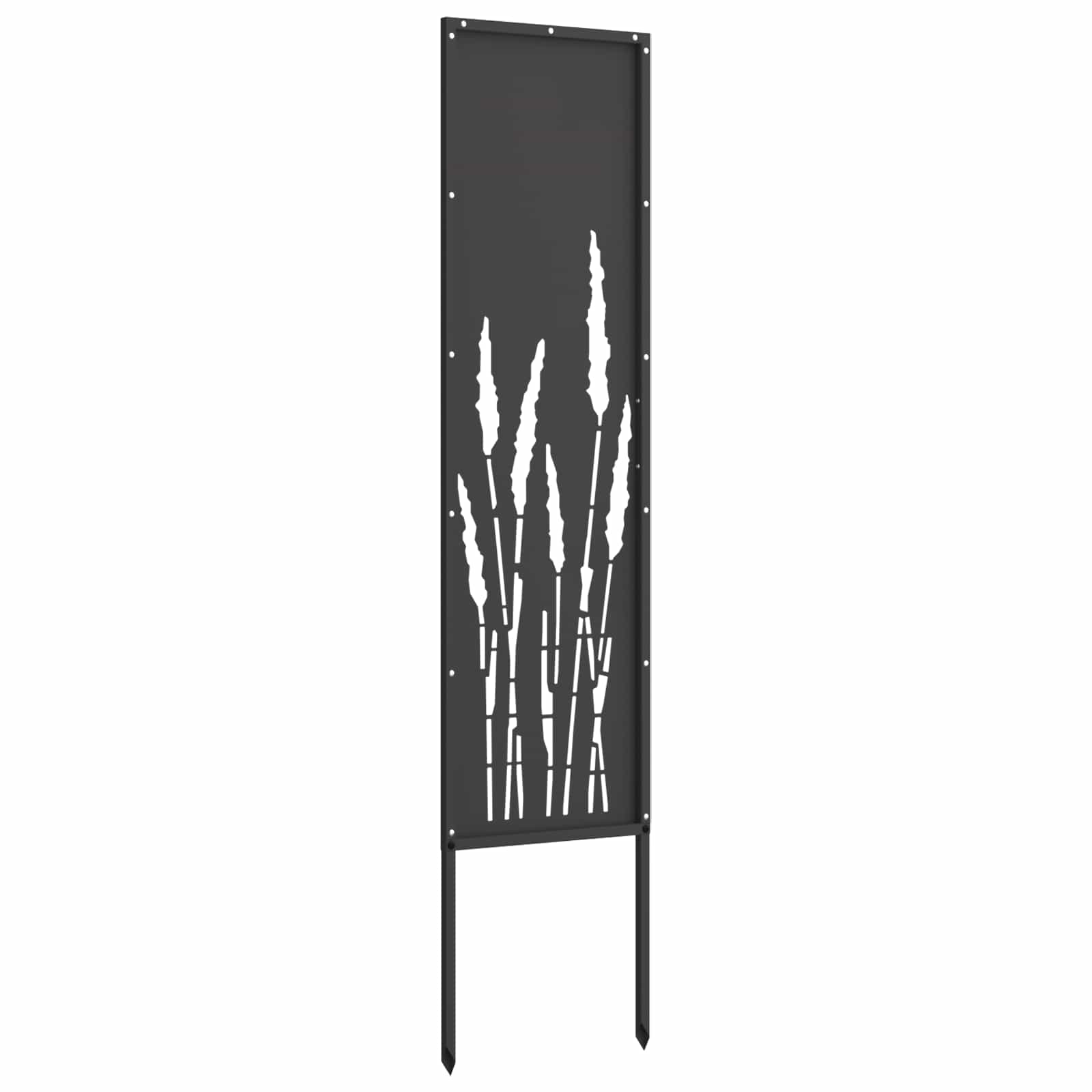 Sodo privatumo ekranas „Fretwork“ Juoda 32 x 140 cm