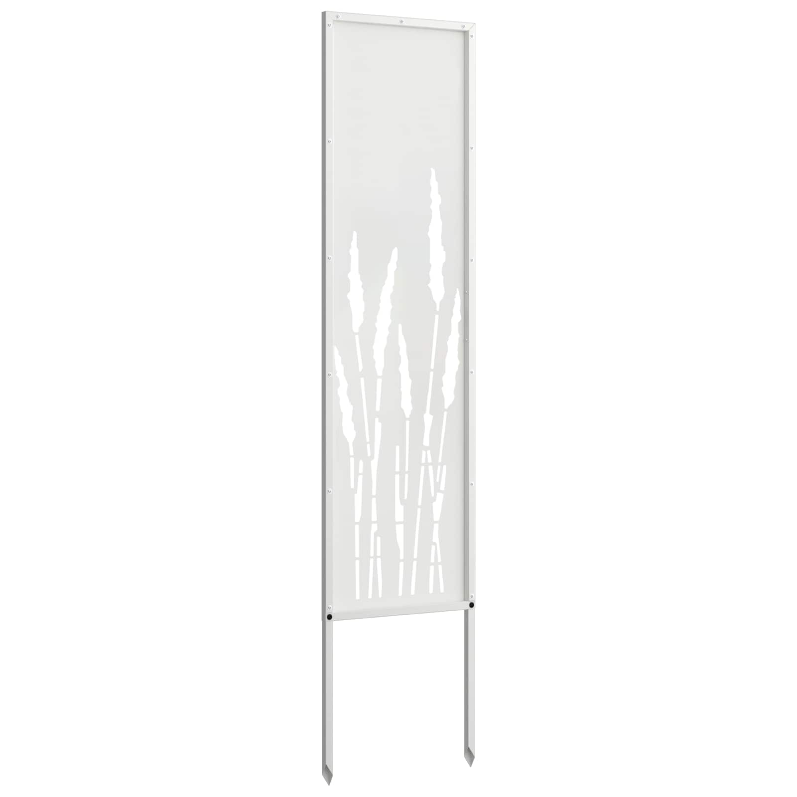 Sodo privatumo ekranas „Fretwork“ Balta 32 x 140 cm