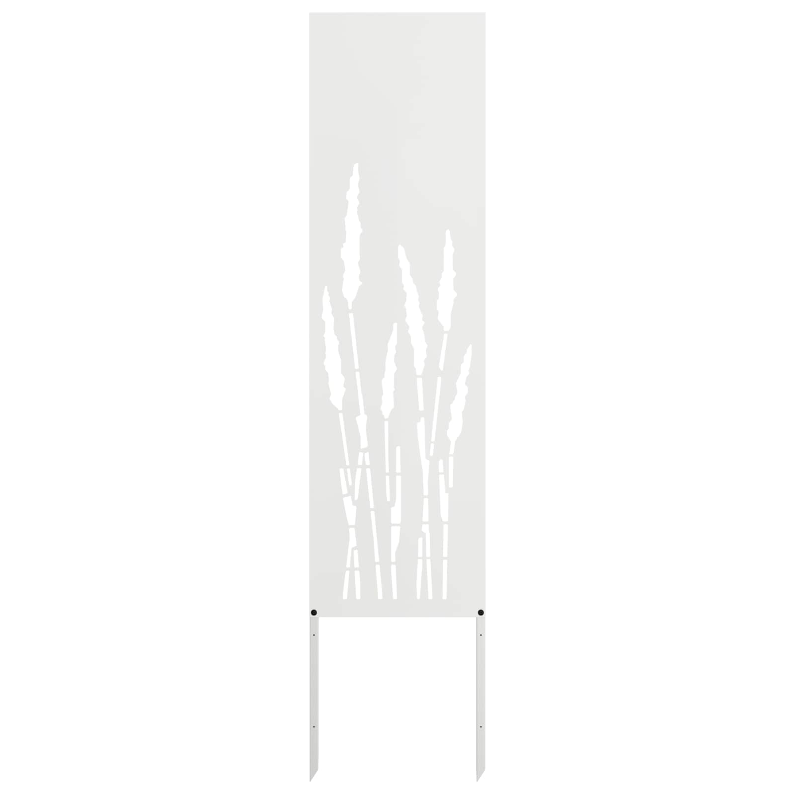 Sodo privatumo ekranas „Fretwork“ Balta 32 x 140 cm