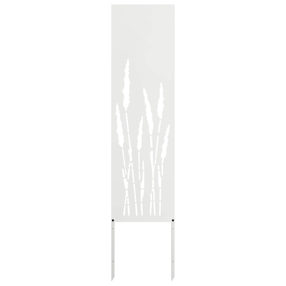 Sodo privatumo ekranas „Fretwork“ Balta 32 x 140 cm