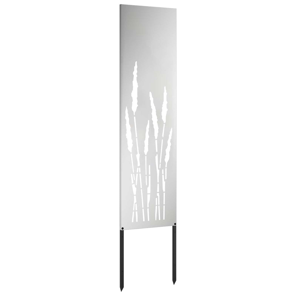Sodo privatumo ekranas „Fretwork“ Sidabro 32 x 140 cm