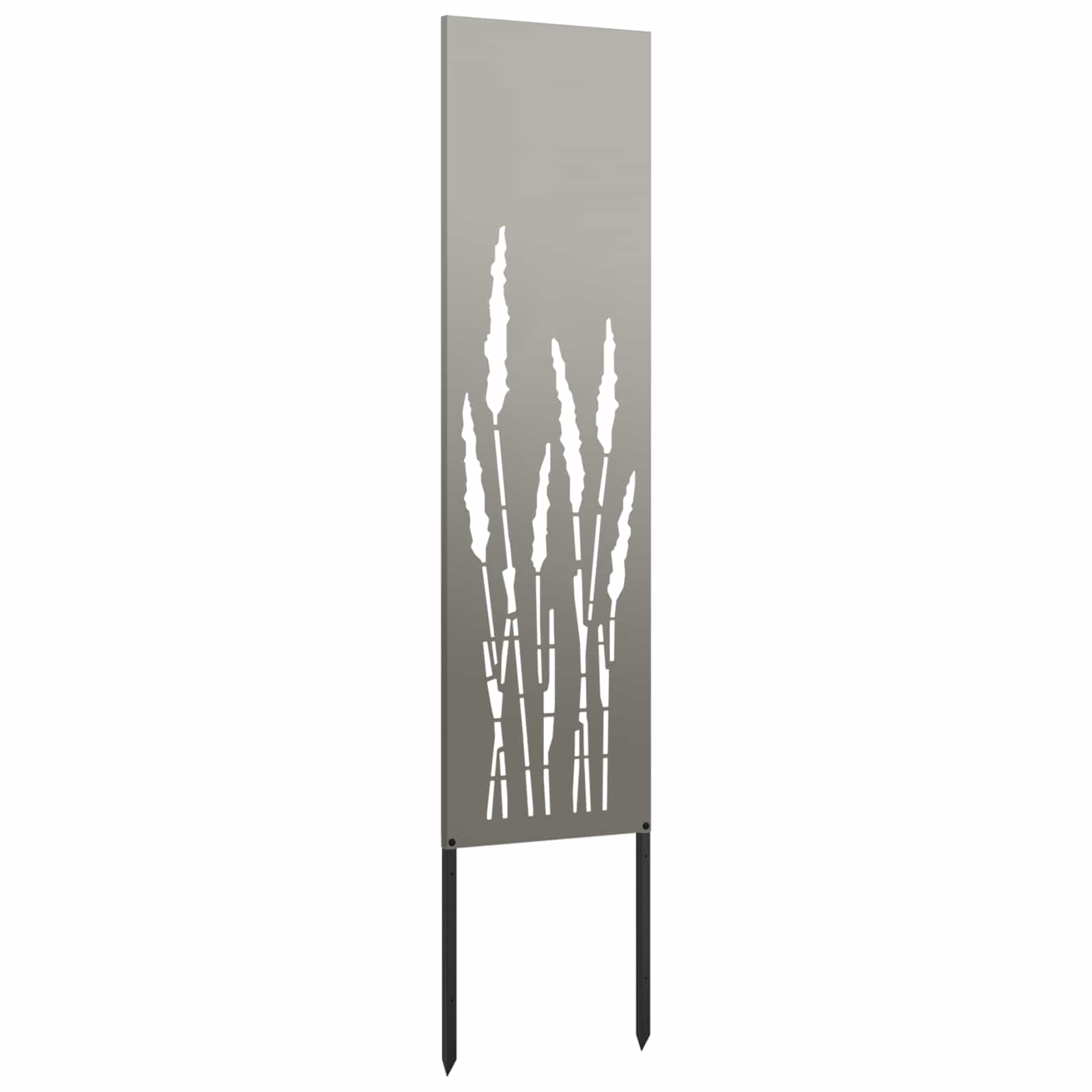 Sodo privatumo ekranas „Fretwork“ Rūdijanti 32 x 140 cm