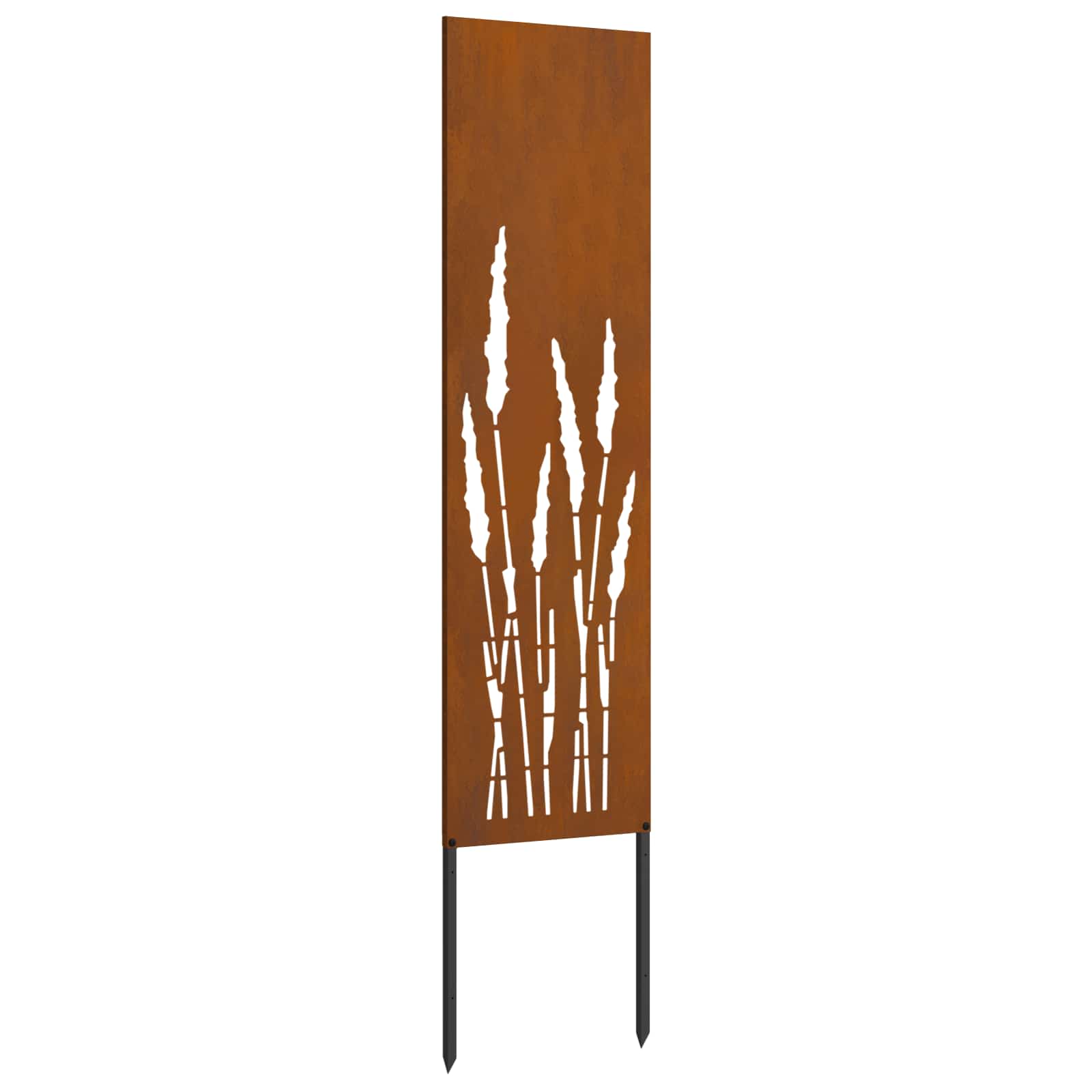 Sodo privatumo ekranas „Fretwork“ Rūdijanti 32 x 140 cm