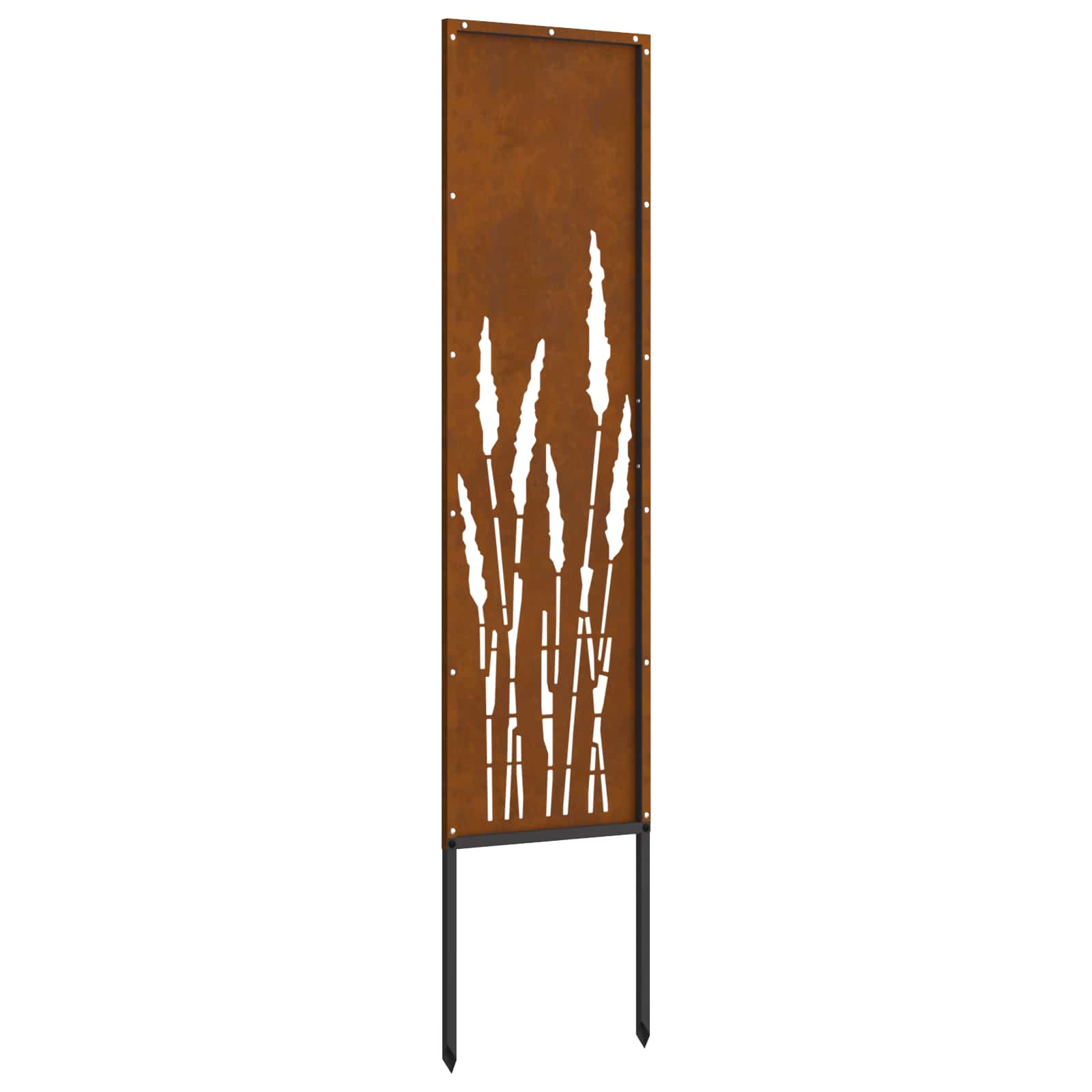 Sodo privatumo ekranas „Fretwork“ Rūdijanti 32 x 140 cm