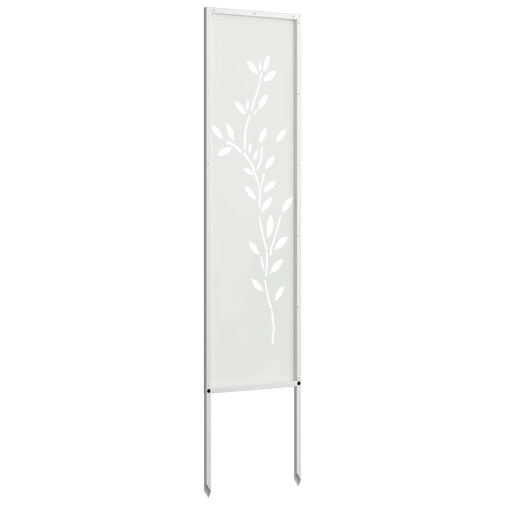 Sodo privatumo ekranas Gėlių Balta 32 x 140 cm