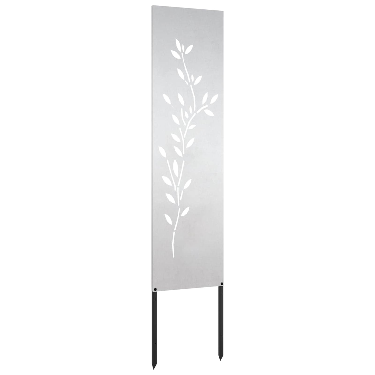 Sodo privatumo ekranas Sidabro 32 x 140 cm Nerūdijantis plienas