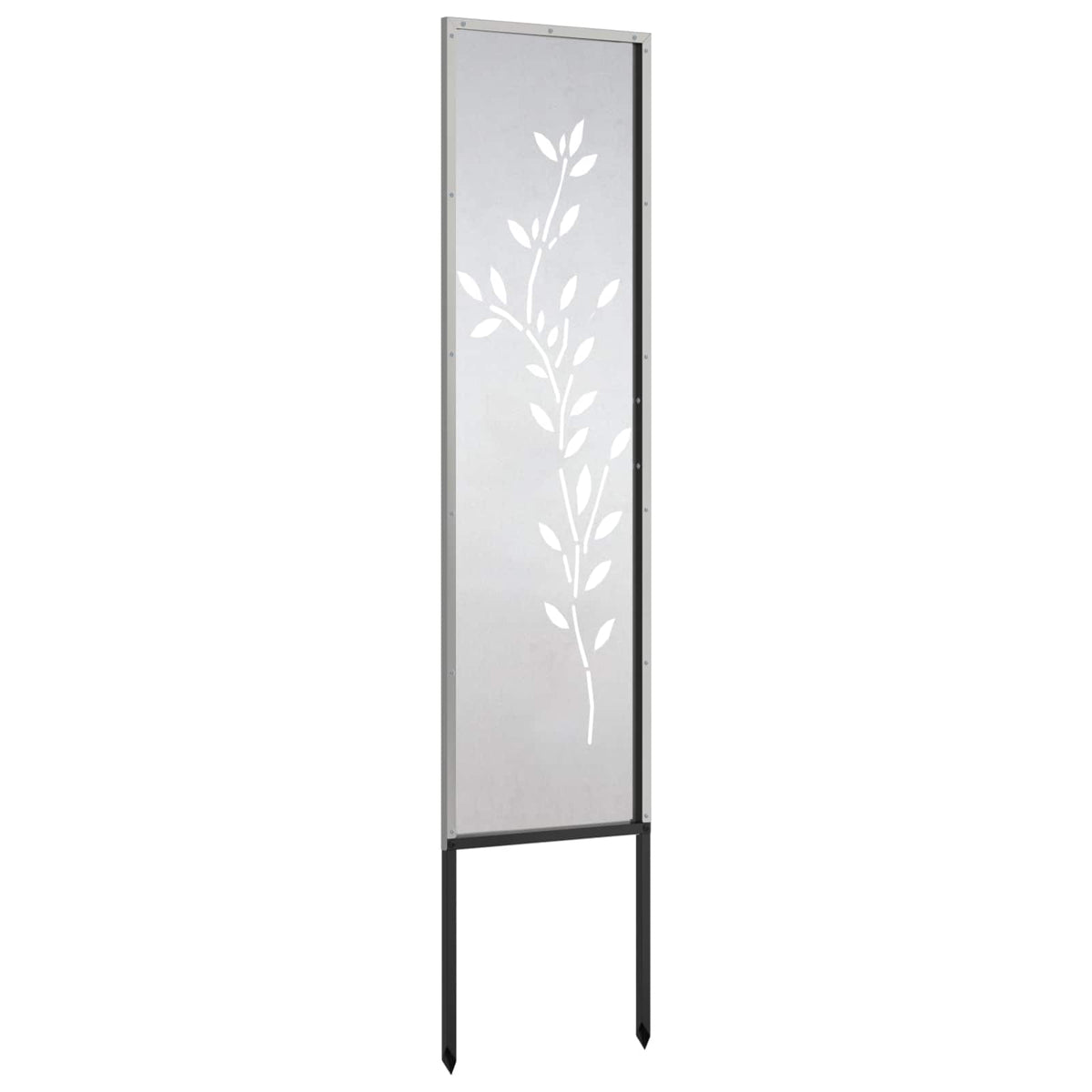 Sodo privatumo ekranas Sidabro 32 x 140 cm Nerūdijantis plienas