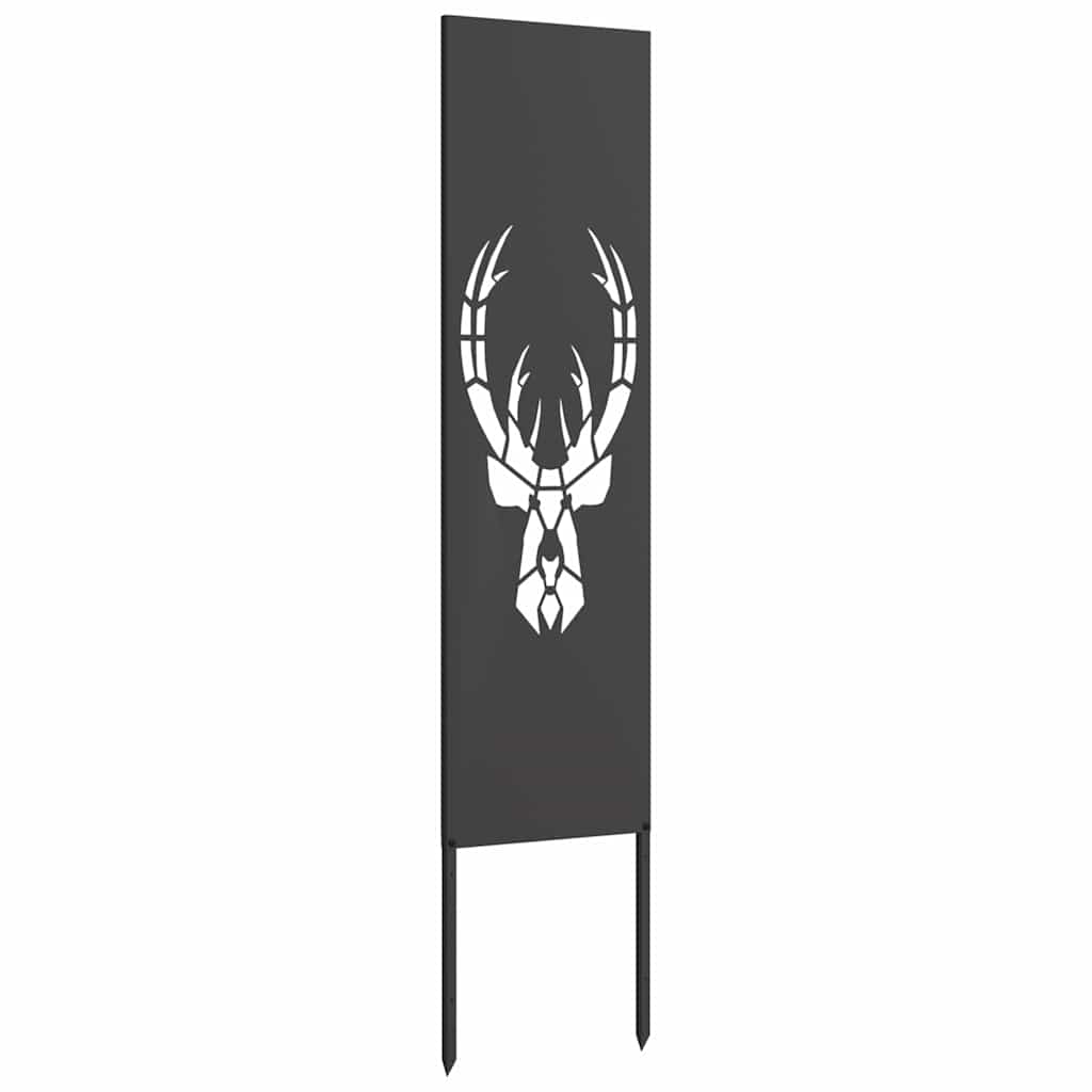 Sodo privatumo ekranas Gyvūnų raštai Juoda 32 x 140 cm