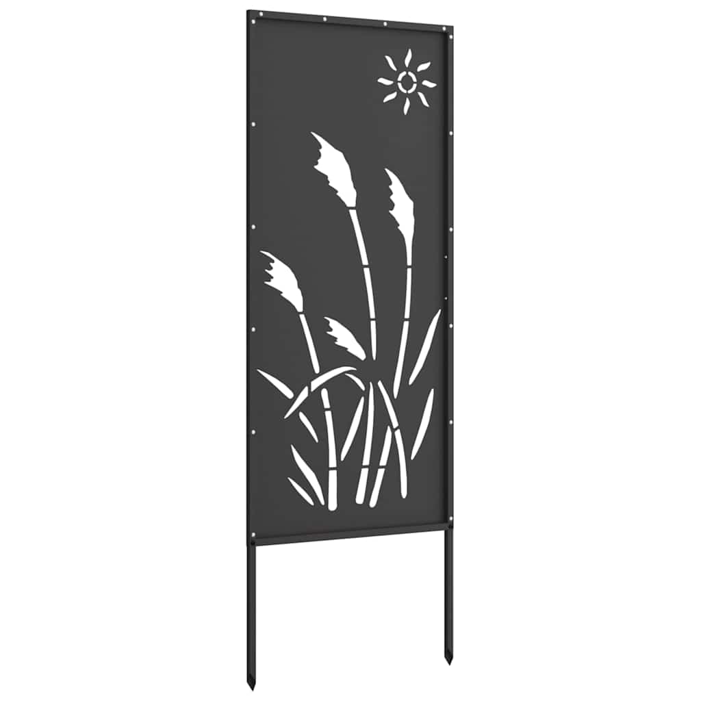 Sodo privatumo ekranas „Fretwork“ Juoda 50 x 140 cm