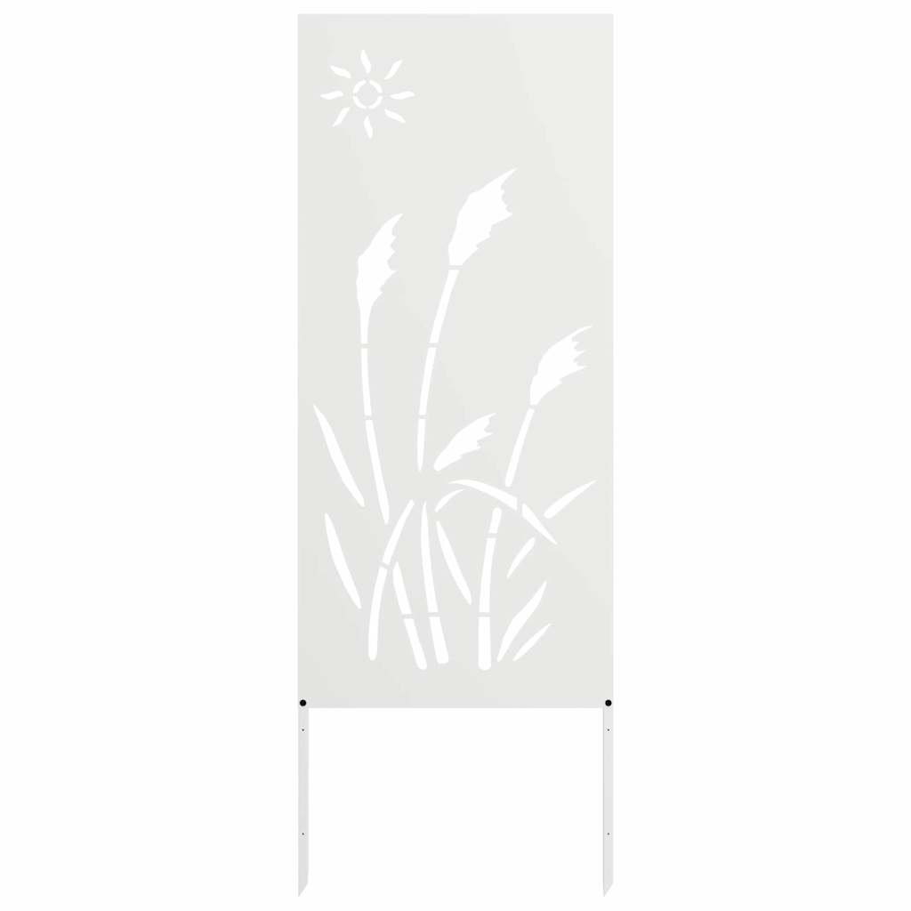 Dārza privātuma ekrāns „Fretwork“ Balts 50 x 140 cm