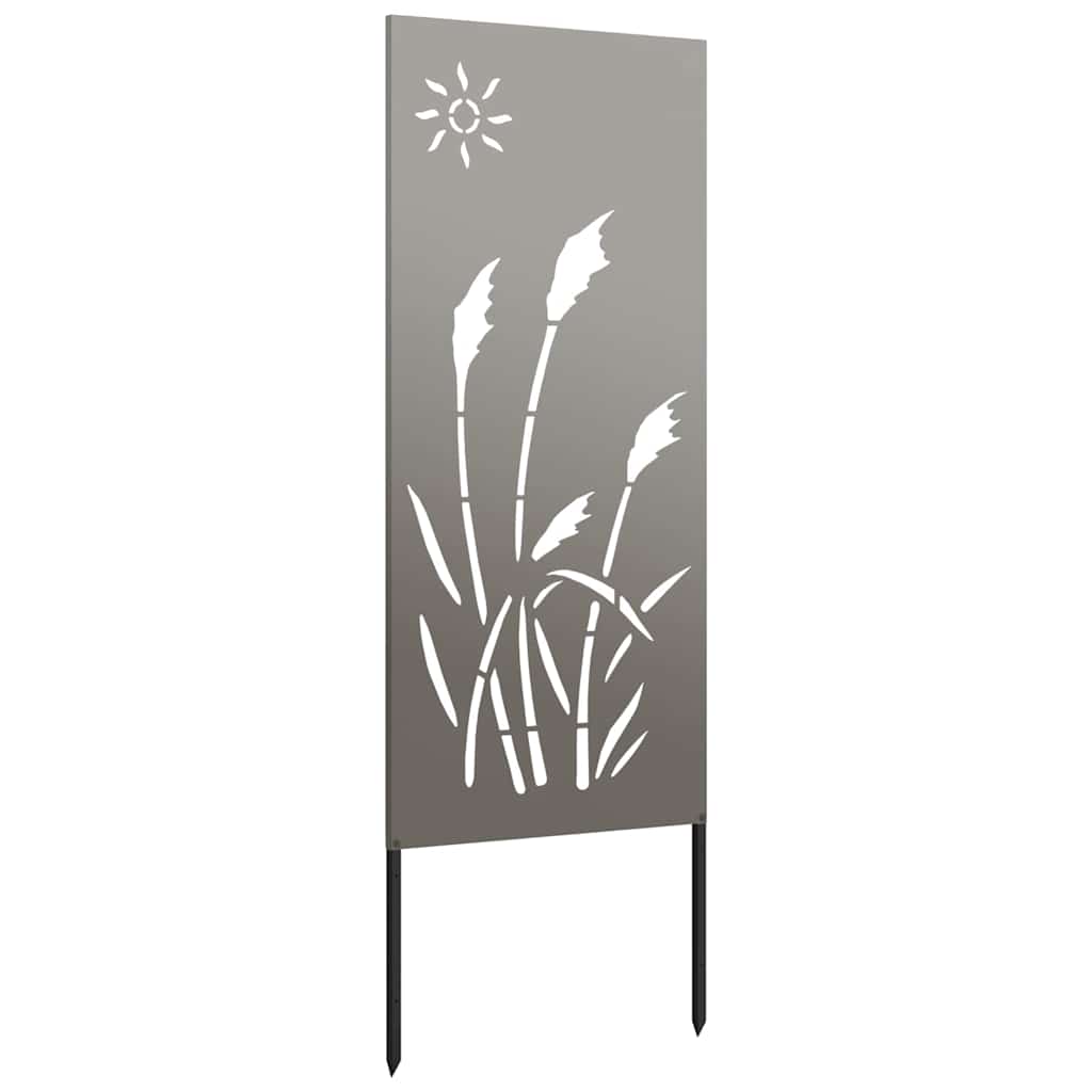 Sodo privatumo ekranas „Fretwork“ Rūdijanti 50 x 140 cm
