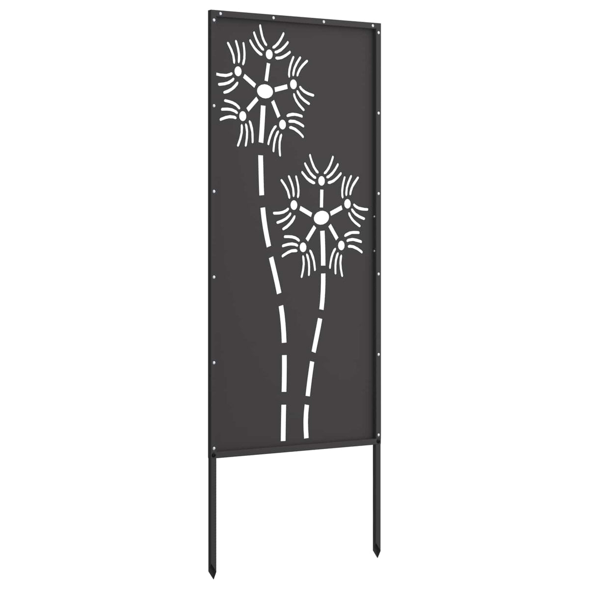Sodo privatumo ekranas „Fretwork“ Juoda 50 x 140 cm