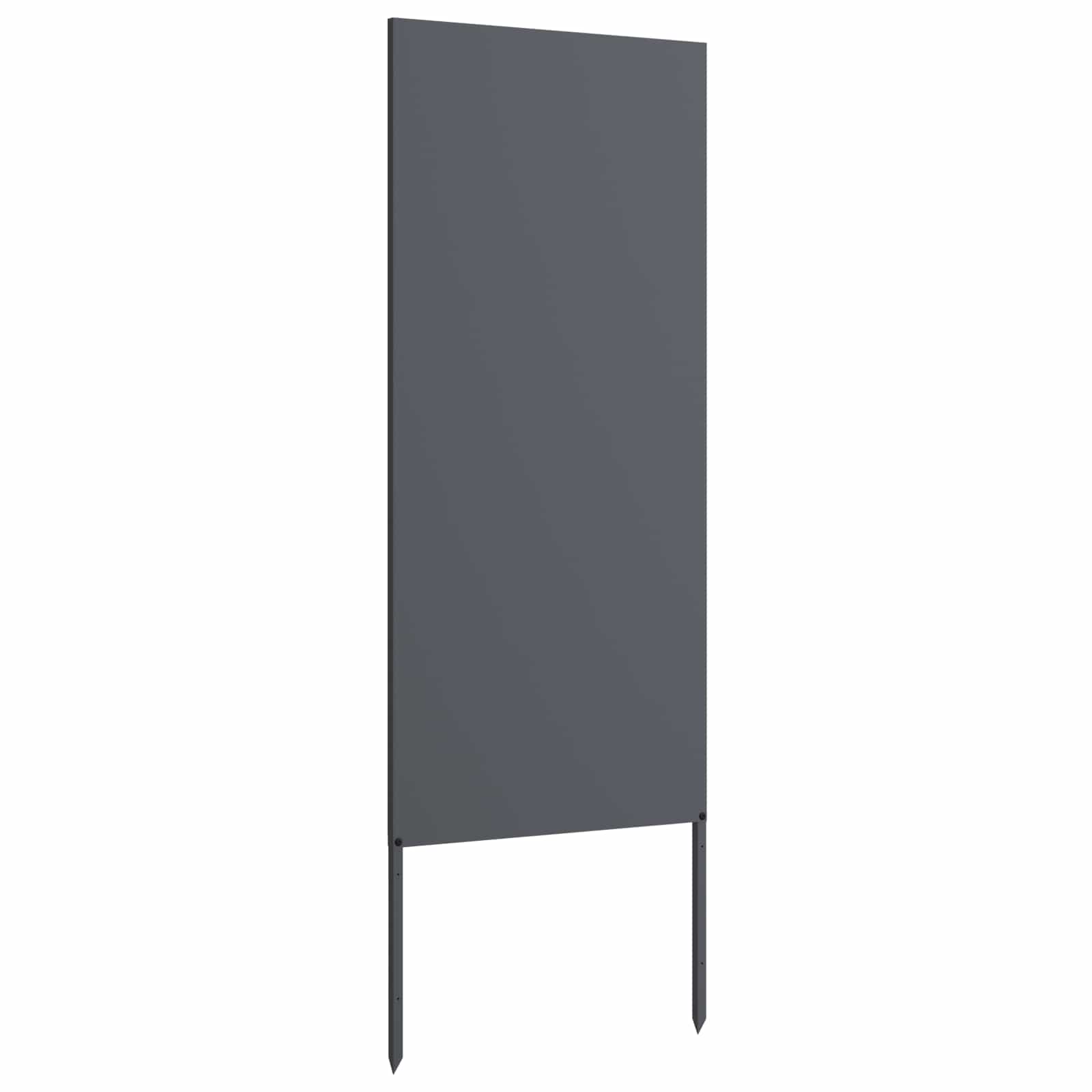 Sodo privatumo ekranas „Fretwork“ Antracitas 50 x 140 cm