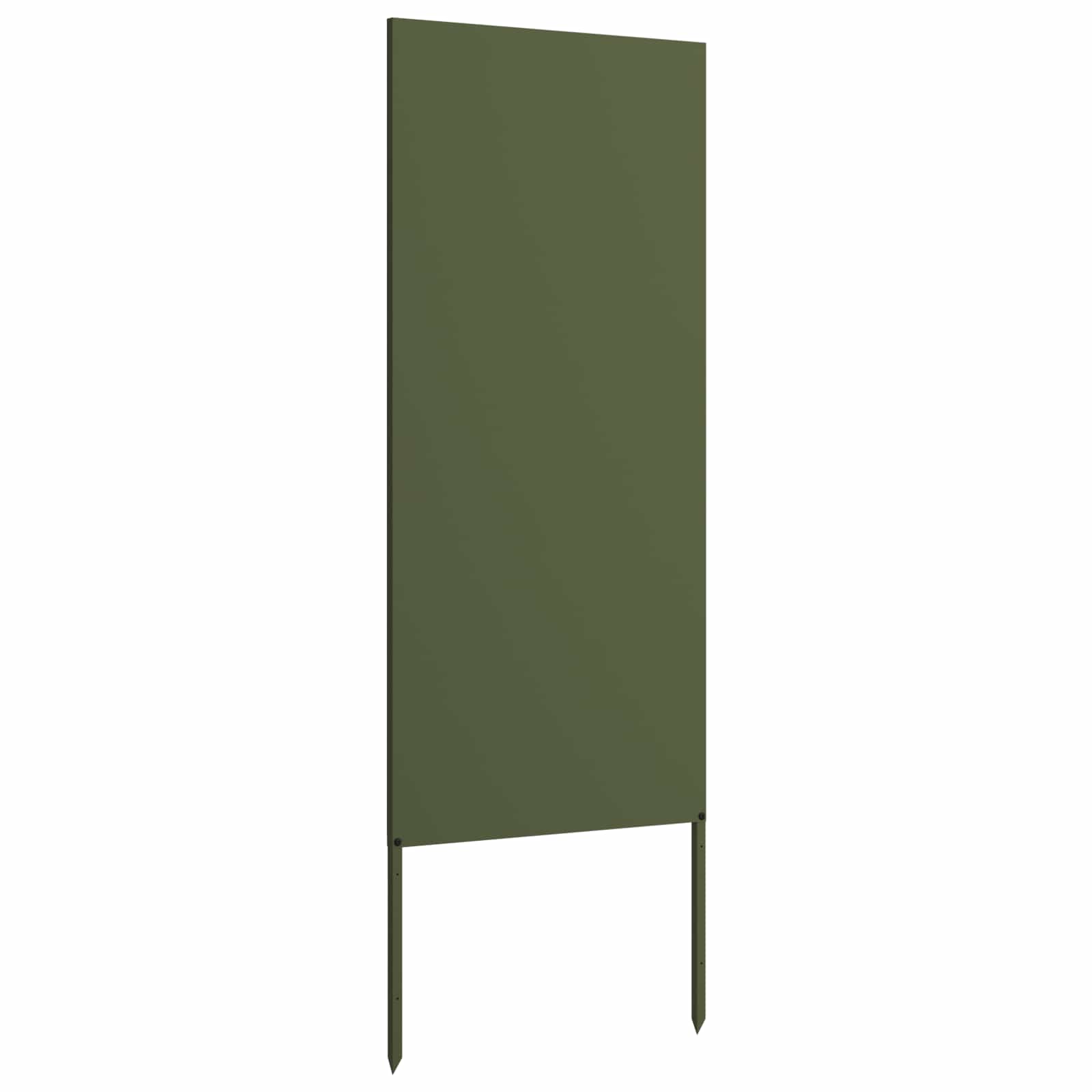 Sodo privatumo ekranas „Fretwork“ Alyvuogių žalia 50 x 140 cm