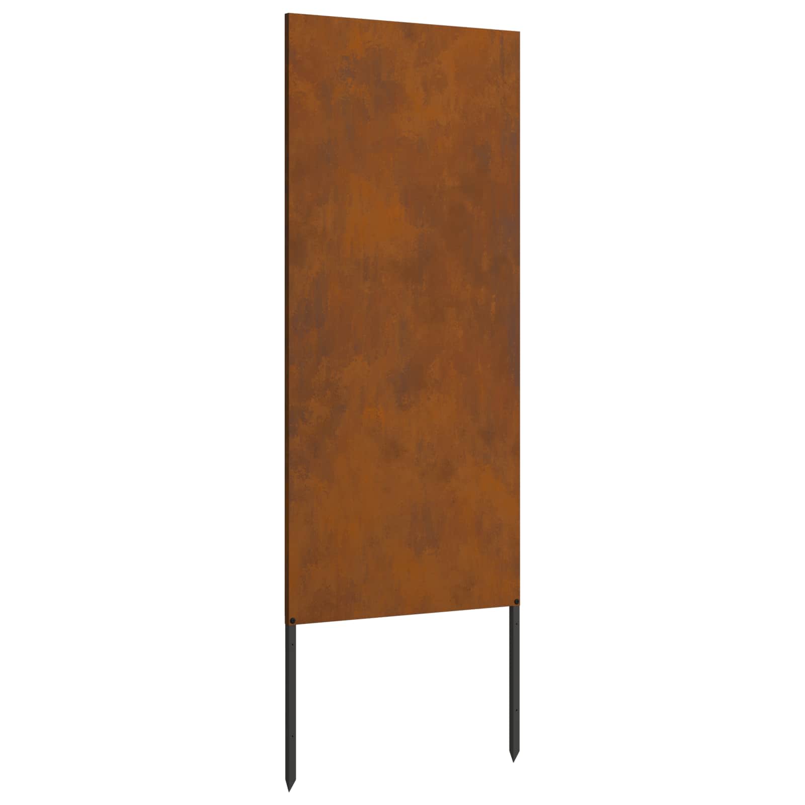Sodo privatumo ekranas „Fretwork“ Rūdijanti 50 x 140 cm