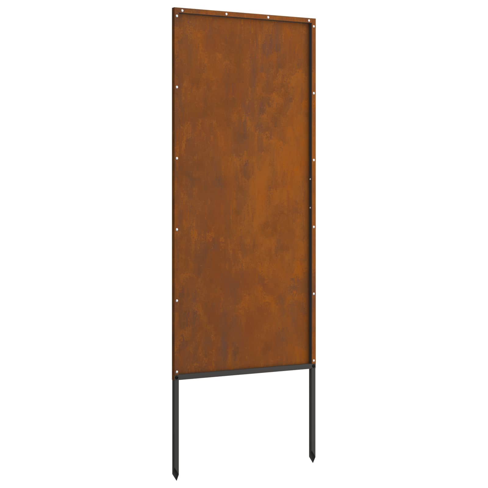 Sodo privatumo ekranas „Fretwork“ Rūdijanti 50 x 140 cm