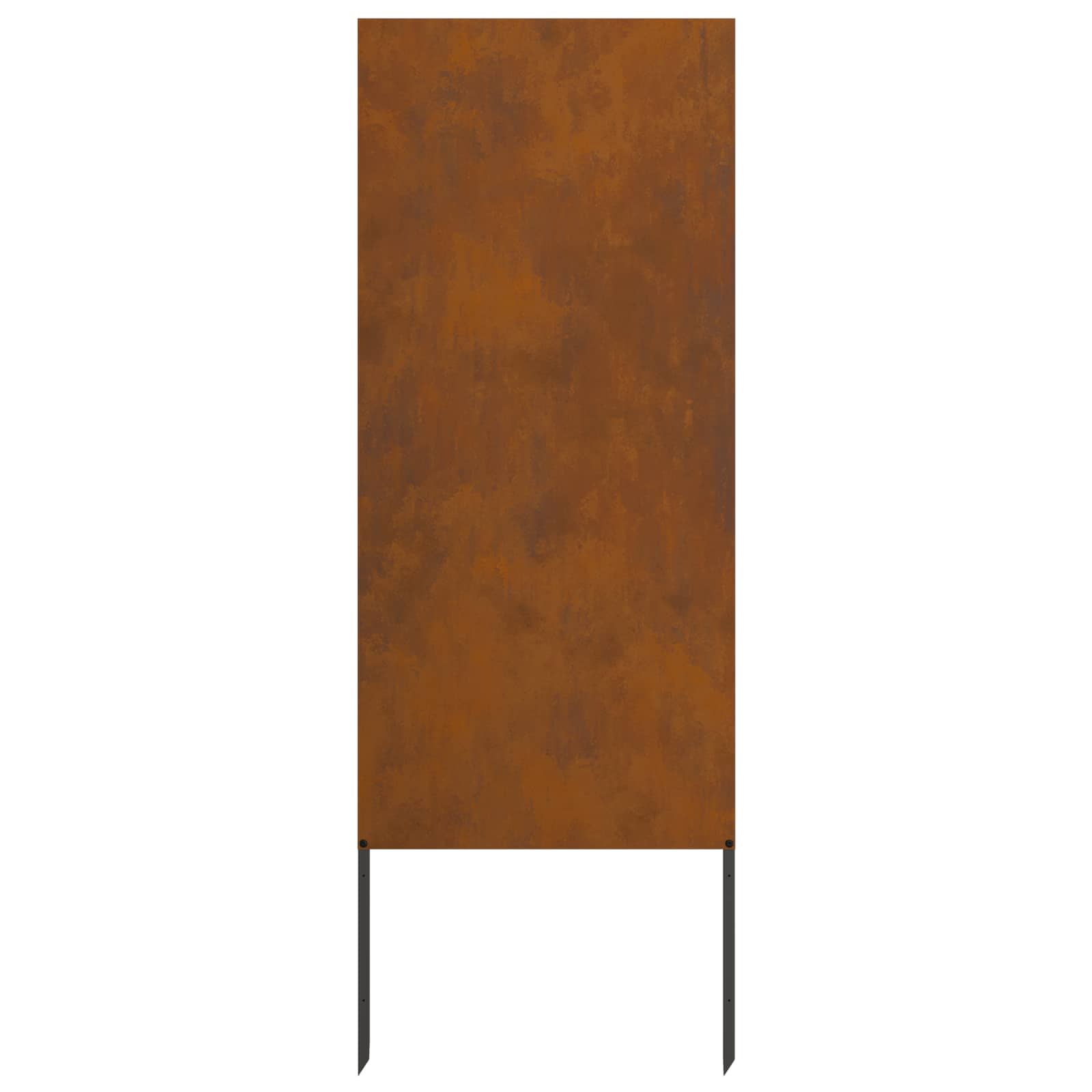 Sodo privatumo ekranas „Fretwork“ Rūdijanti 50 x 140 cm