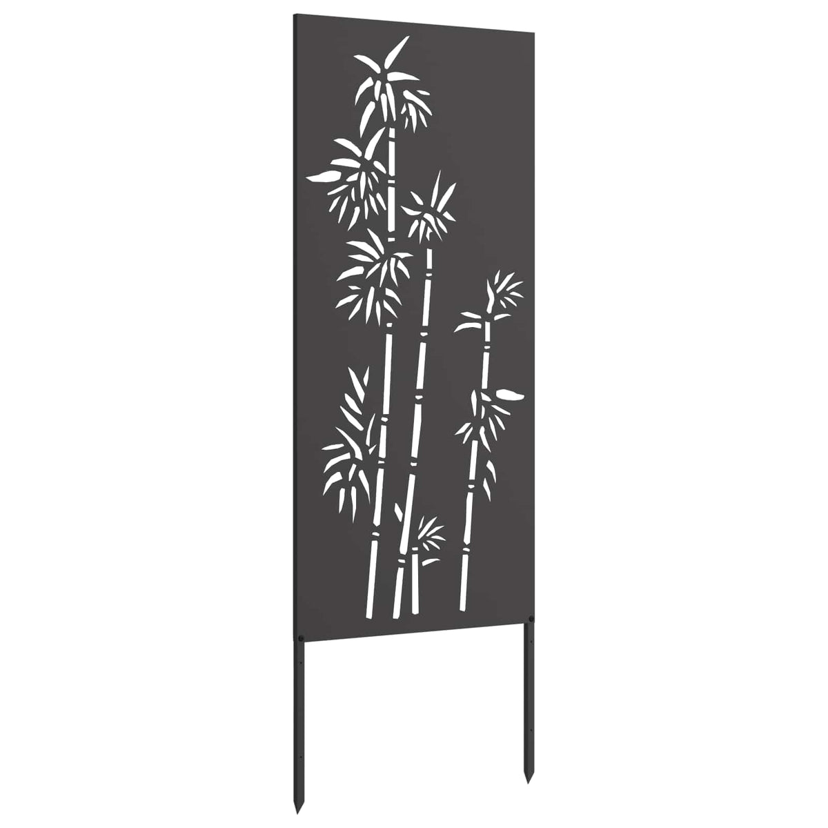 Sodo privatumo ekranas Gėlių Juoda 50 x 140 cm