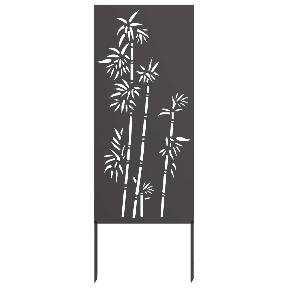 Sodo privatumo ekranas Gėlių Juoda 50 x 140 cm