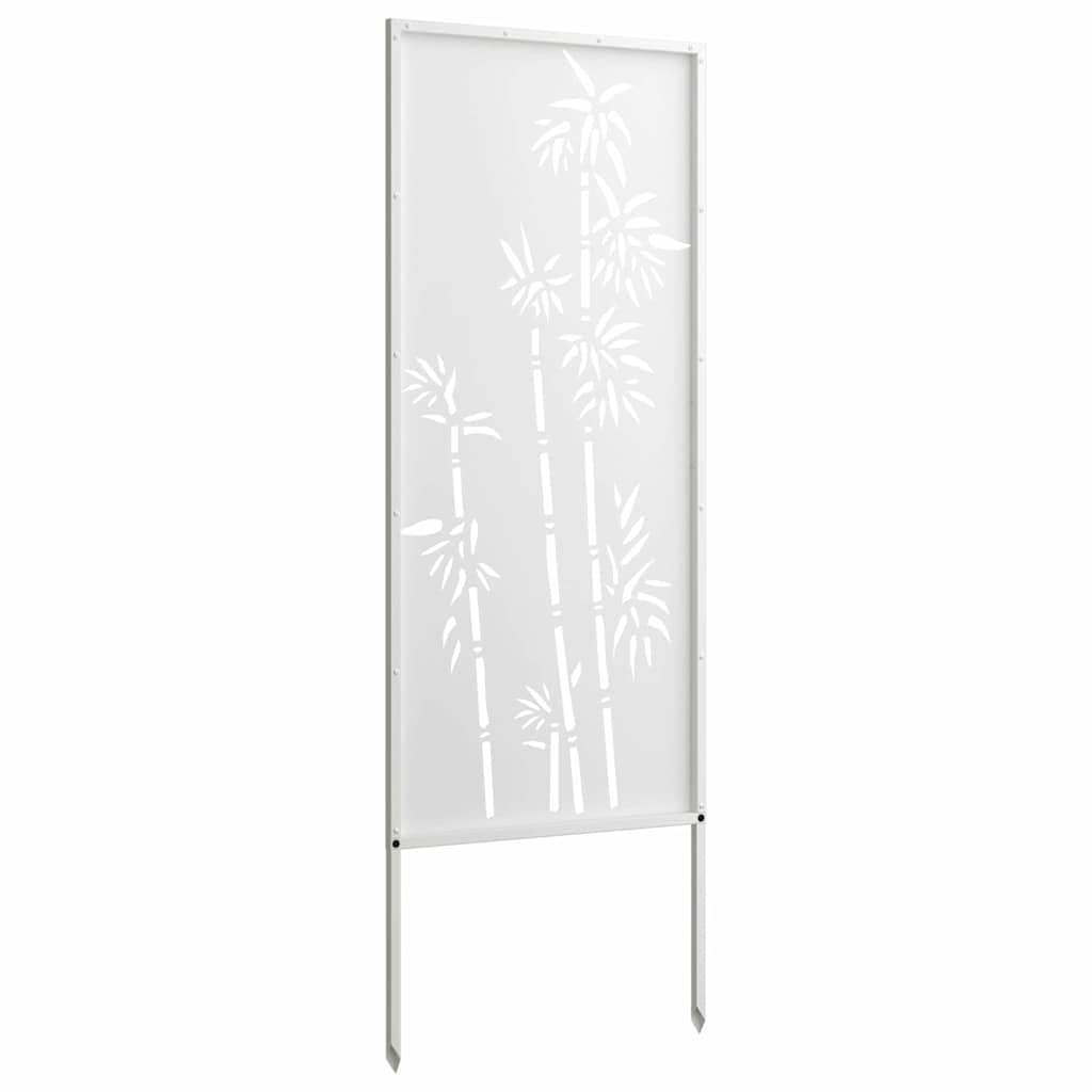 Dārza privātuma ekrāns Ziedu Balts 50 x 140 cm