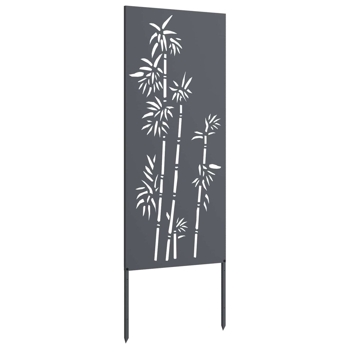 Sodo privatumo ekranas Gėlių Antracitas 50 x 140 cm