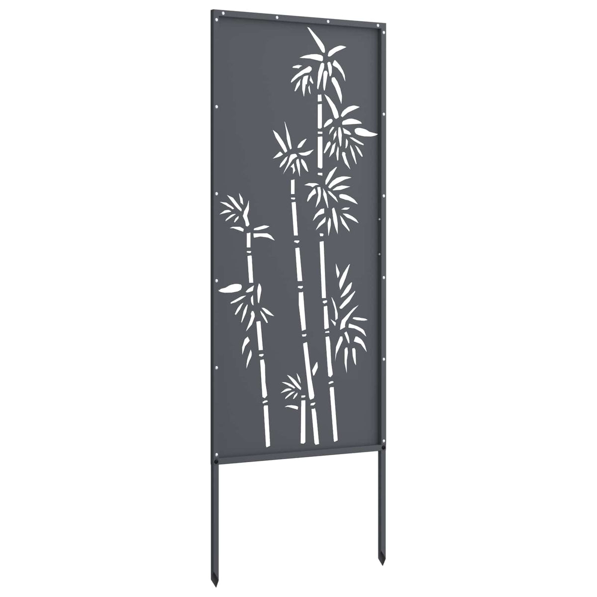 Sodo privatumo ekranas Gėlių Antracitas 50 x 140 cm