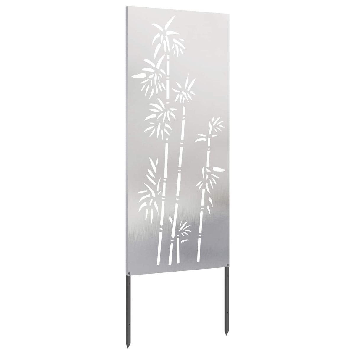 Sodo privatumo ekranas Sidabro 50 x 140 cm Nerūdijantis plienas