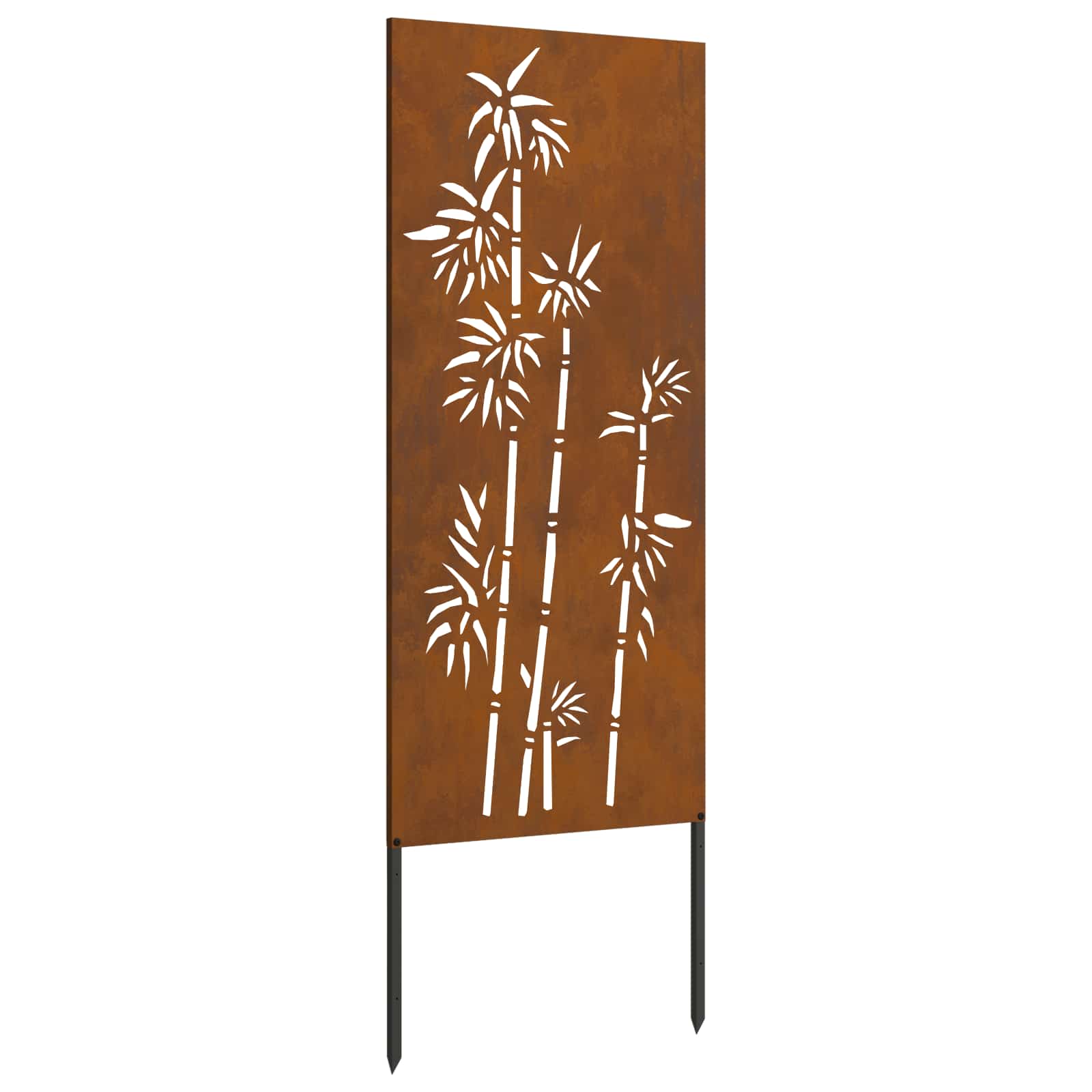 Sodo privatumo ekranas Gėlių Rūdijanti 50 x 140 cm
