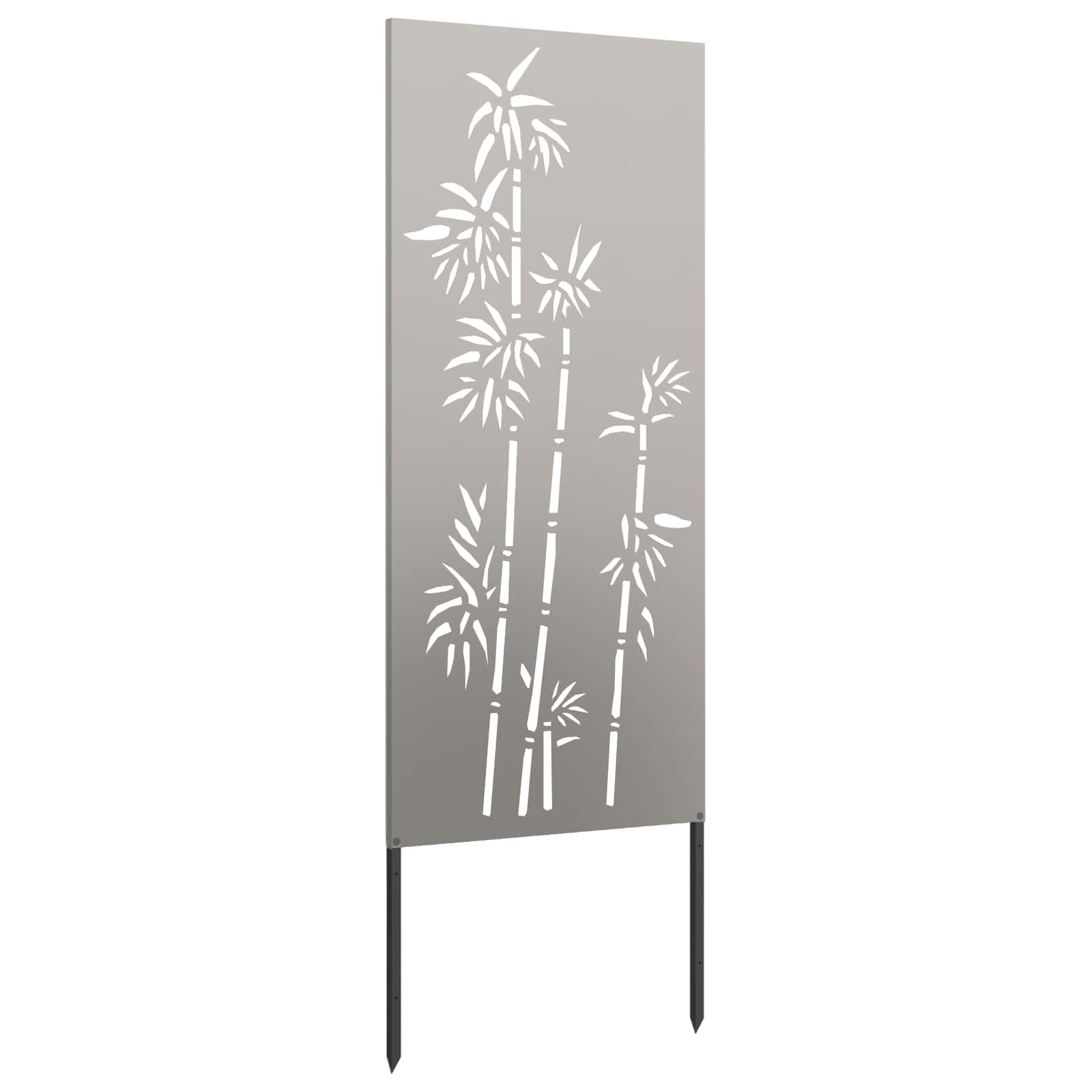Sodo privatumo ekranas Gėlių Rūdijanti 50 x 140 cm