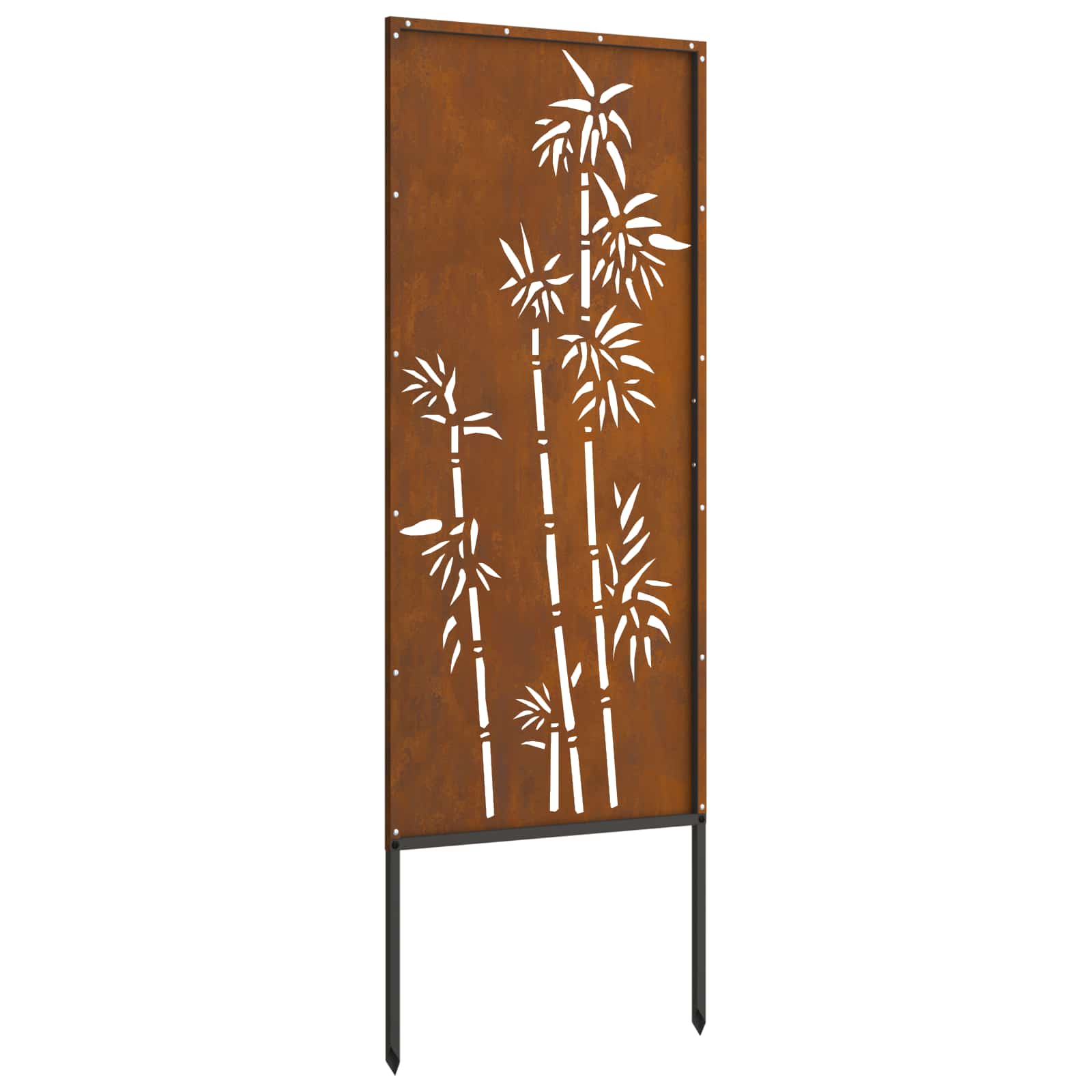Sodo privatumo ekranas Gėlių Rūdijanti 50 x 140 cm