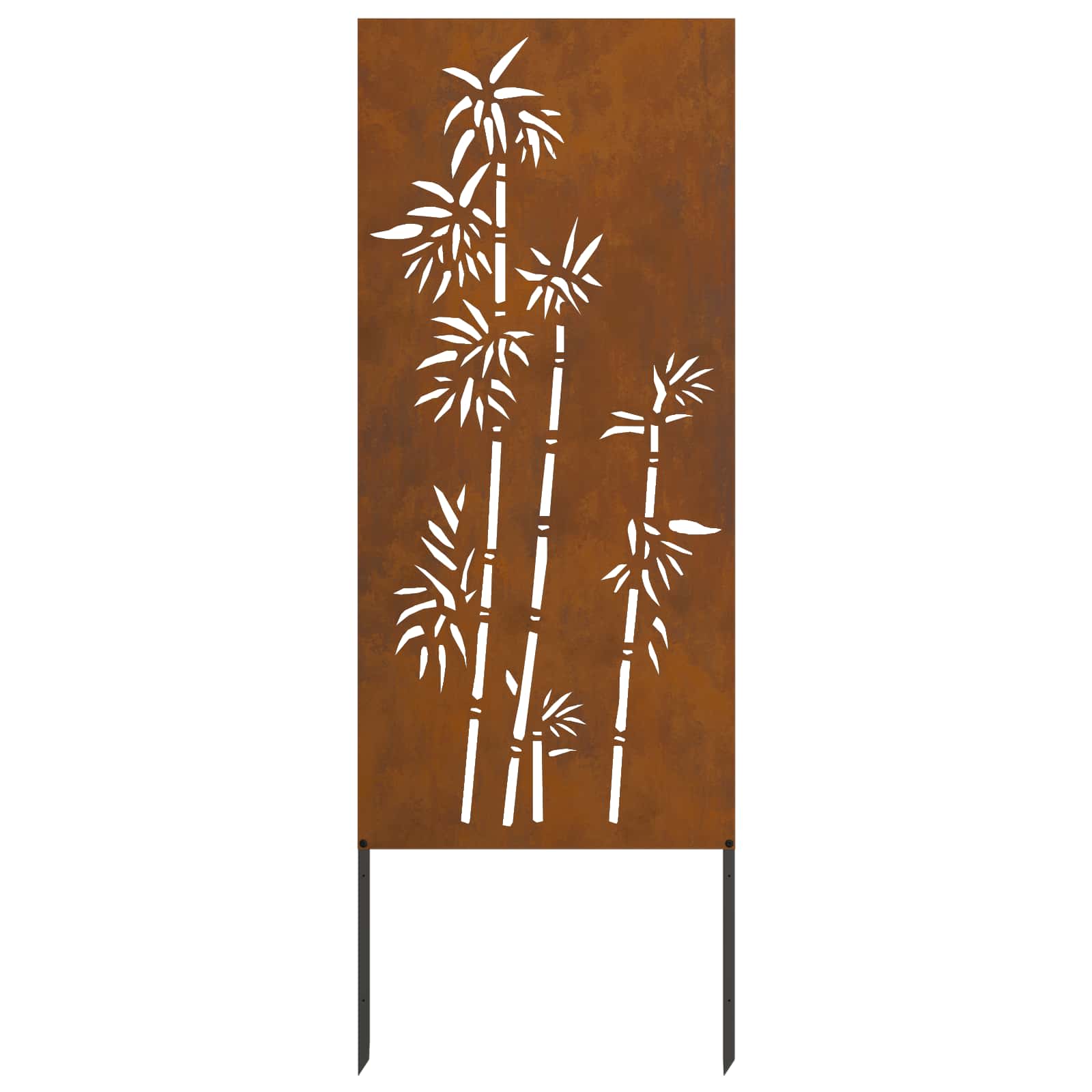 Sodo privatumo ekranas Gėlių Rūdijanti 50 x 140 cm