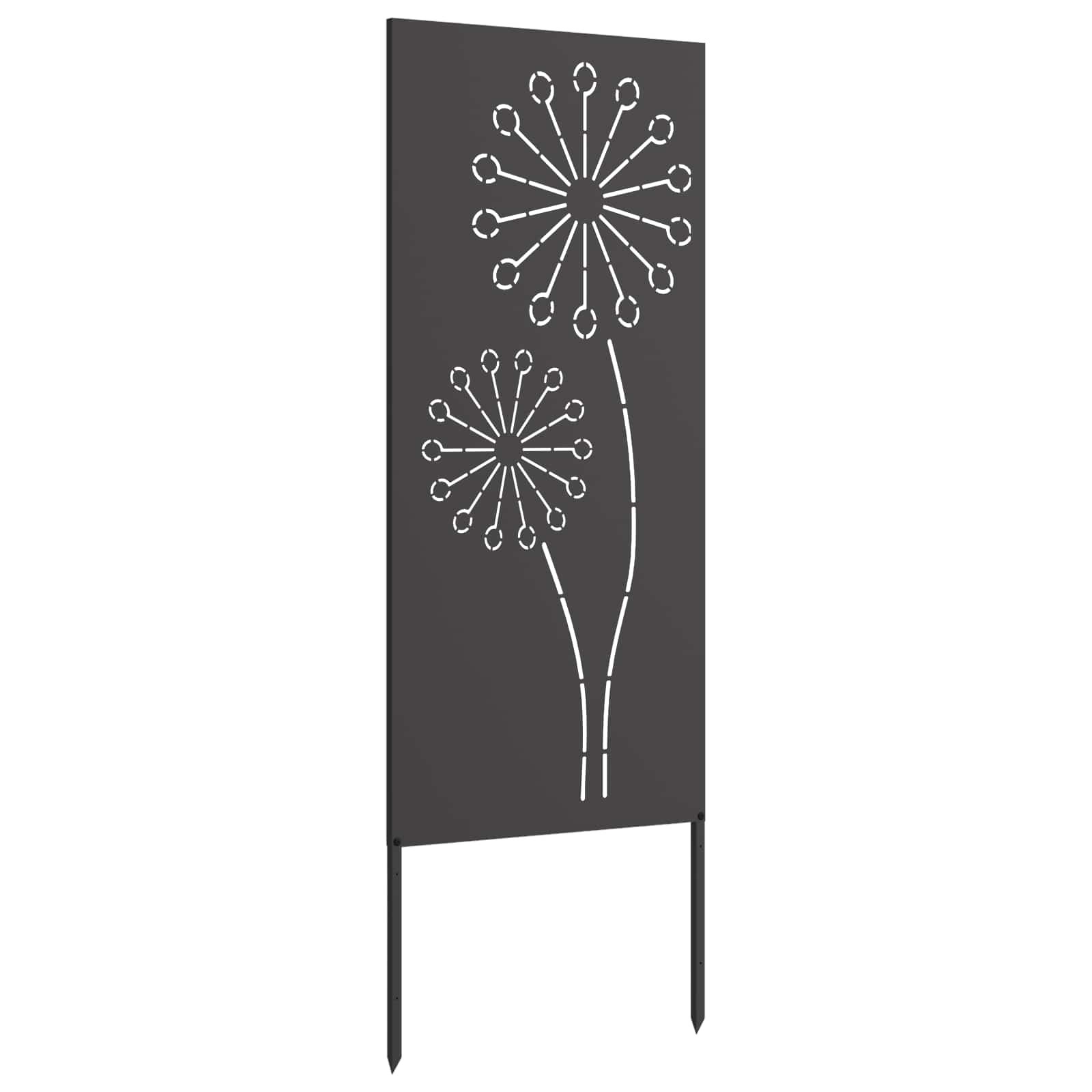 Sodo privatumo ekranas „Fretwork“ Juoda 50 x 140 cm