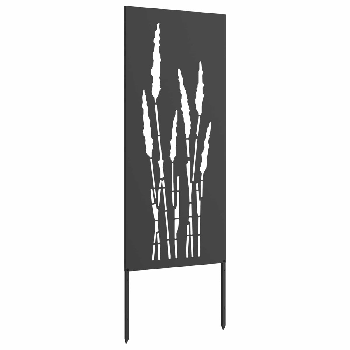 Sodo privatumo ekranas Gėlių Juoda 50 x 140 cm