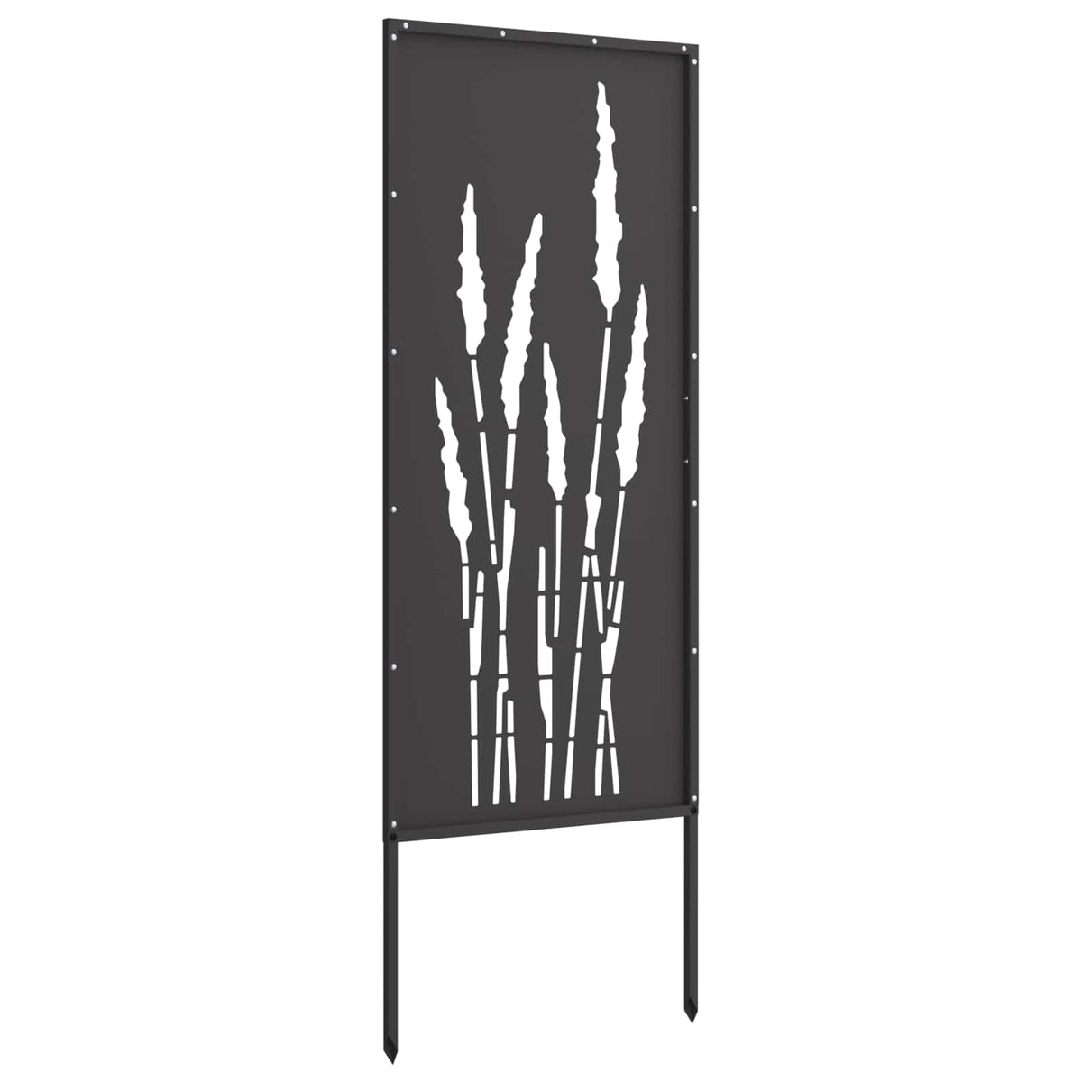 Sodo privatumo ekranas Gėlių Juoda 50 x 140 cm