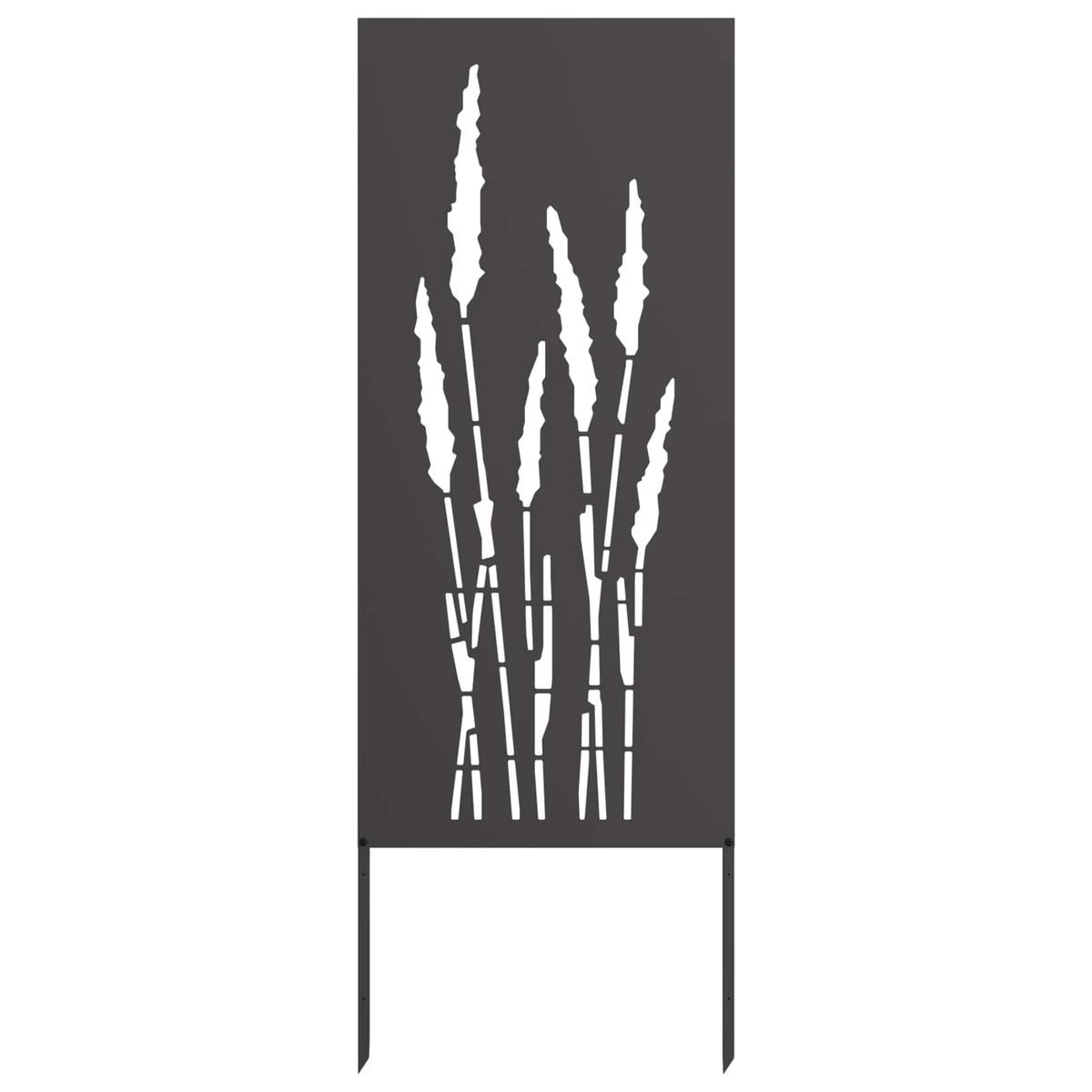 Sodo privatumo ekranas Gėlių Juoda 50 x 140 cm