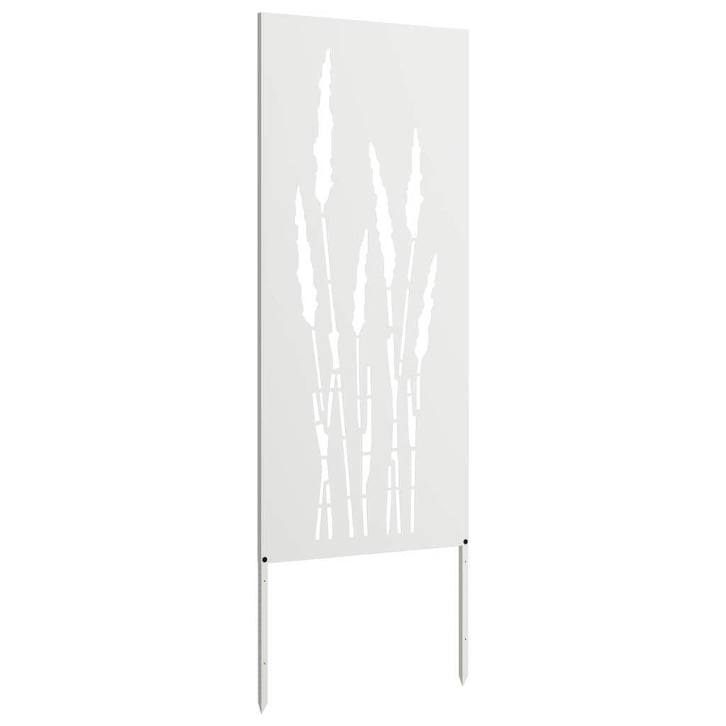 Dārza privātuma ekrāns Ziedu Balts 50 x 140 cm