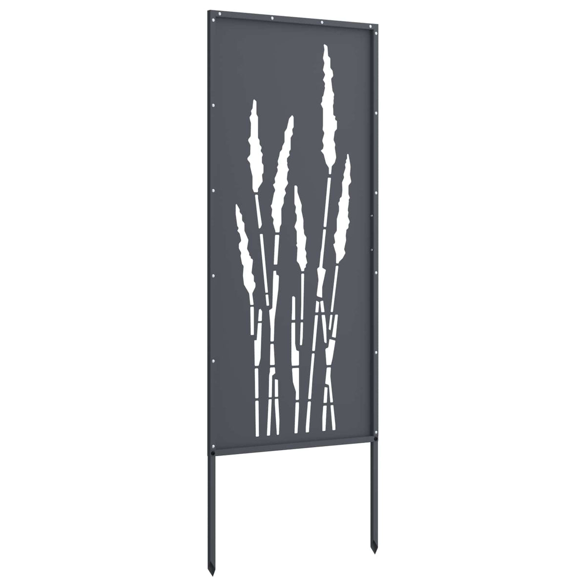 Sodo privatumo ekranas Gėlių Antracitas 50 x 140 cm