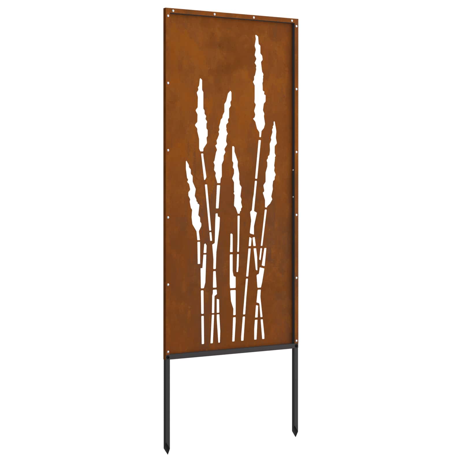 Sodo privatumo ekranas Gėlių Rūdijanti 50 x 140 cm