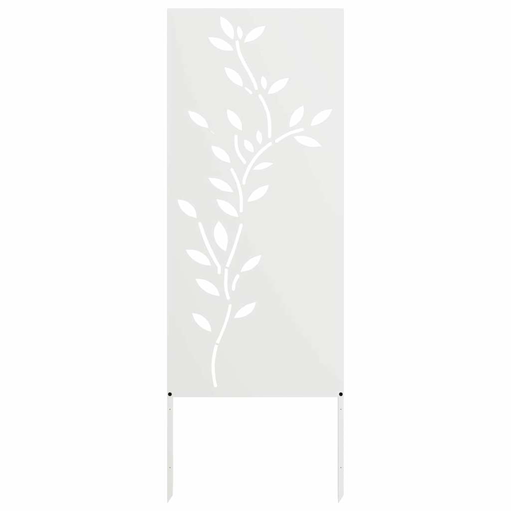 Sodo privatumo ekranas Gėlių Balta 50 x 140 cm