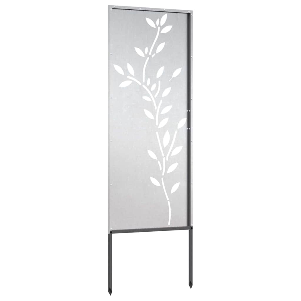 Sodo privatumo ekranas Sidabro 50 x 140 cm Nerūdijantis plienas