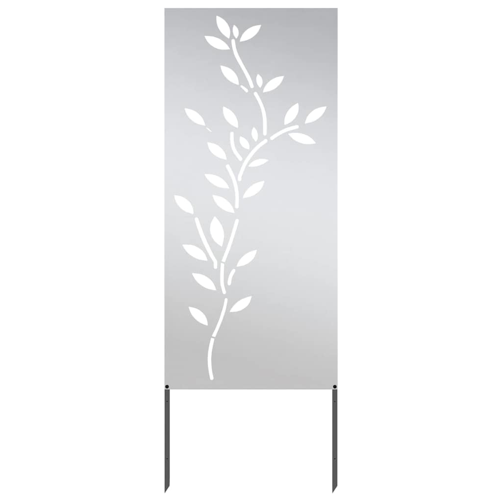Sodo privatumo ekranas Sidabro 50 x 140 cm Nerūdijantis plienas