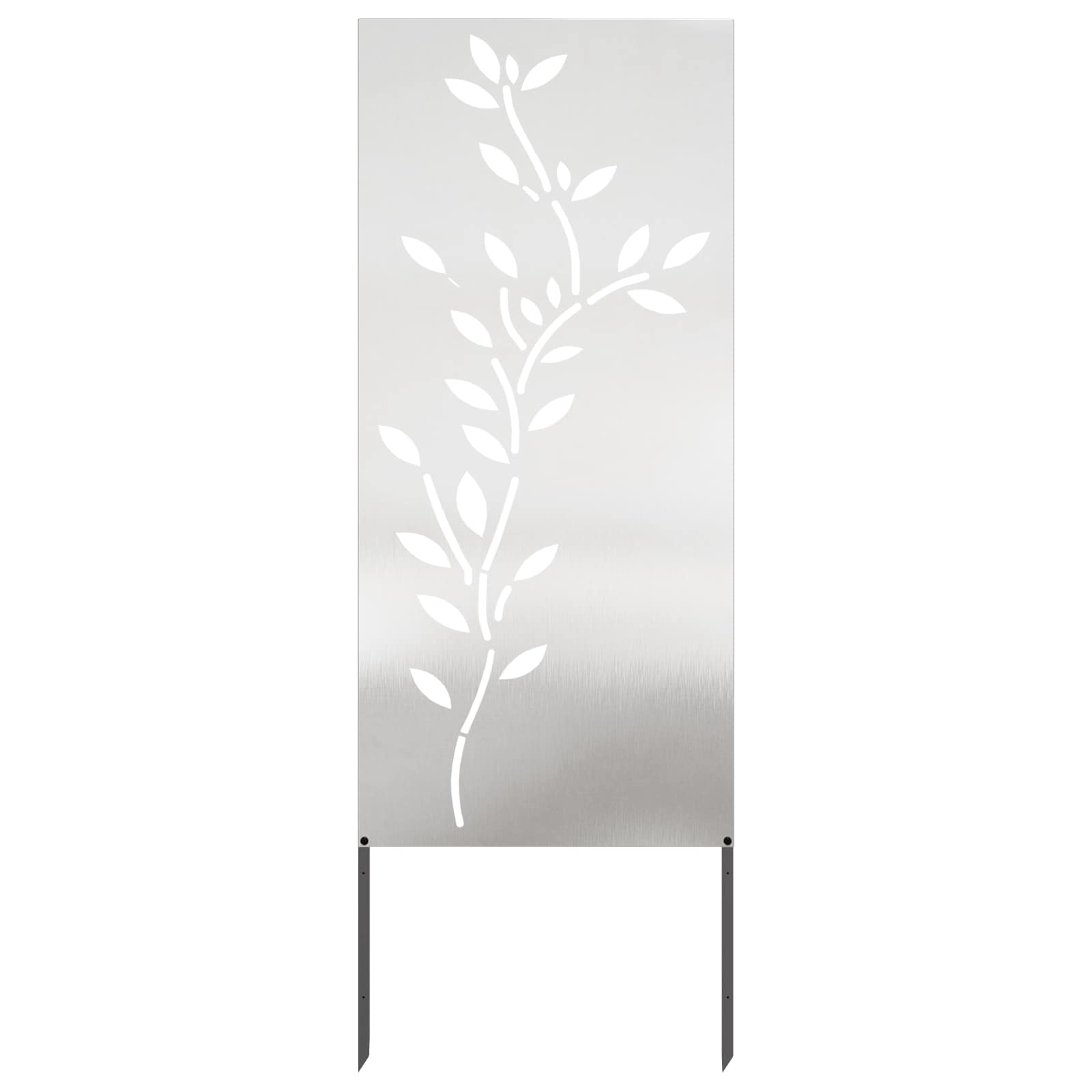 Sodo privatumo ekranas Sidabro 50 x 140 cm Nerūdijantis plienas
