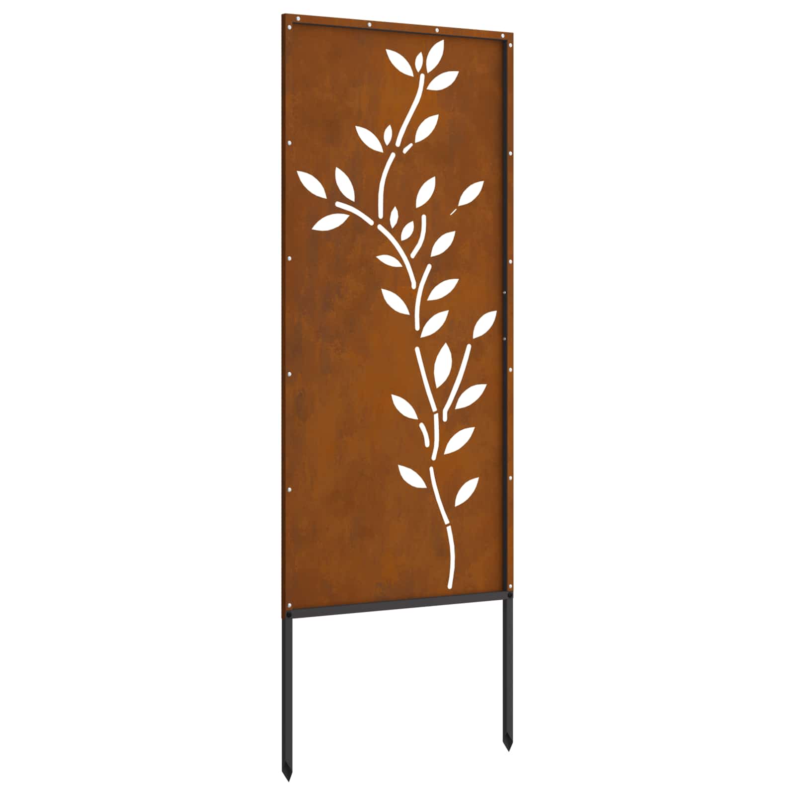 Sodo privatumo ekranas Gėlių Rūdijanti 50 x 140 cm