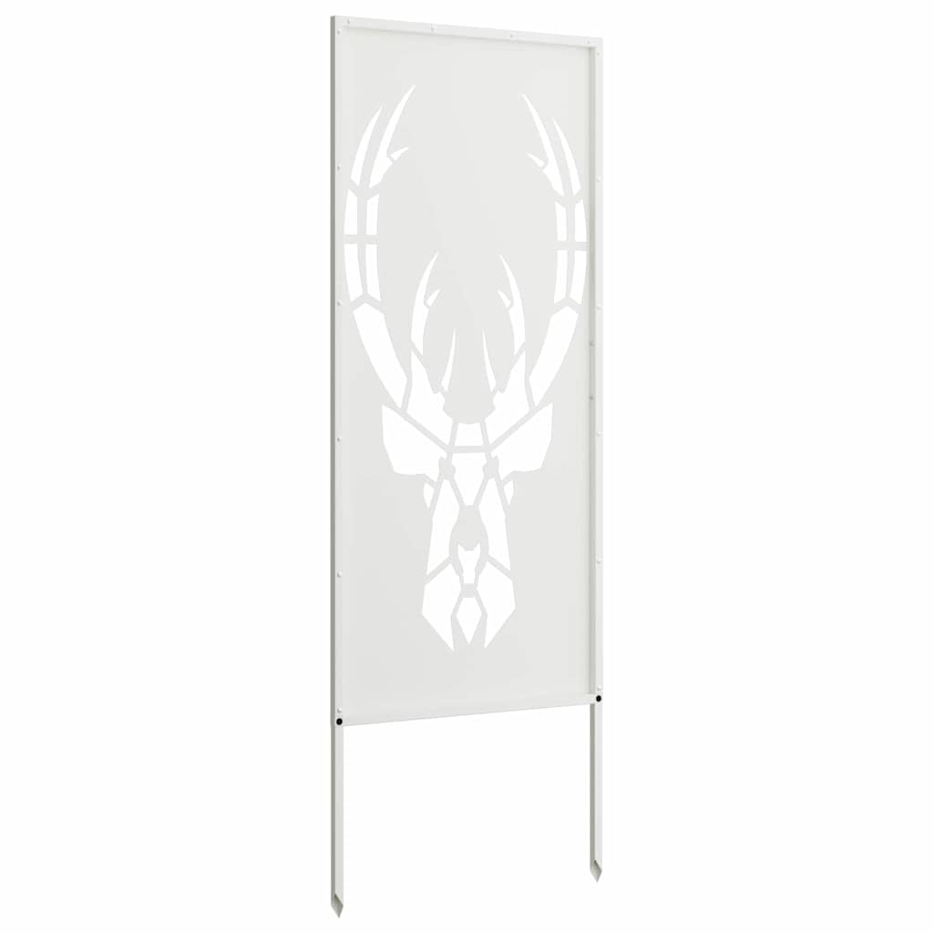 Garden Privacy Screen Animal Prints White 50 x 140 cm